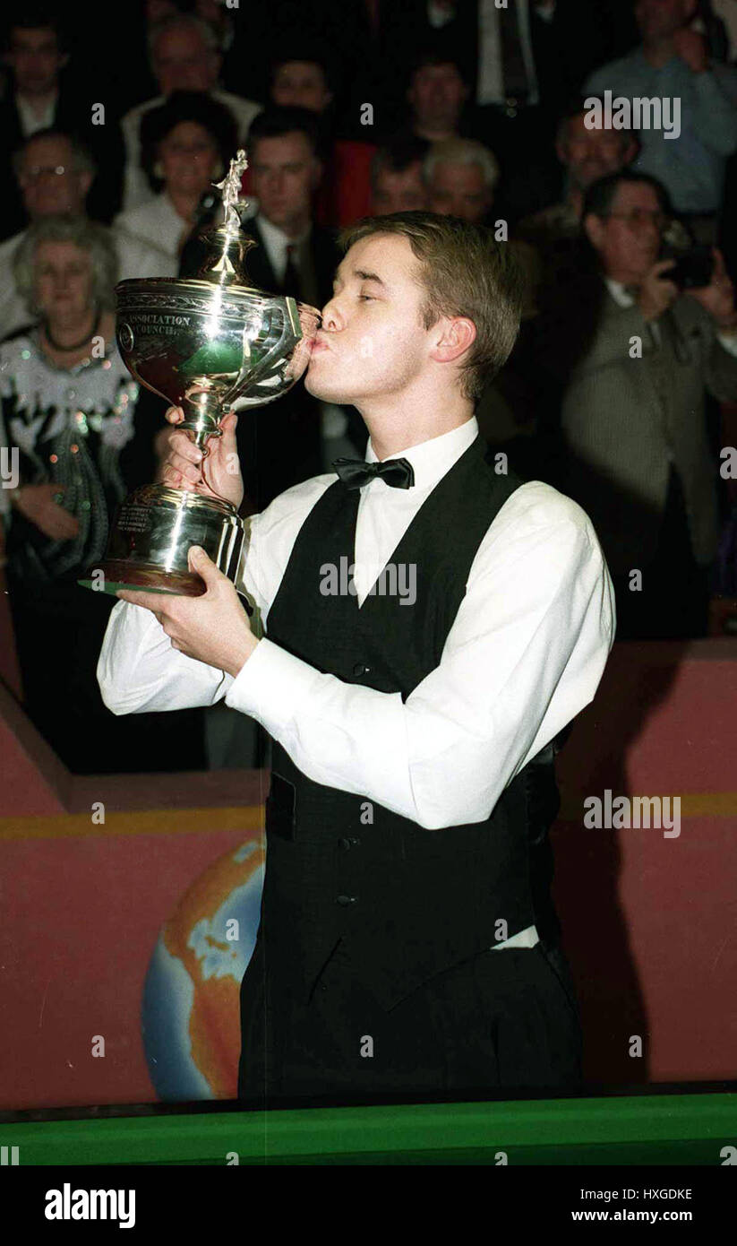 STEPHEN HENDRY EMBASSY WORLD CHAMPIONSHIP 6. Mai 1996 Stockfoto