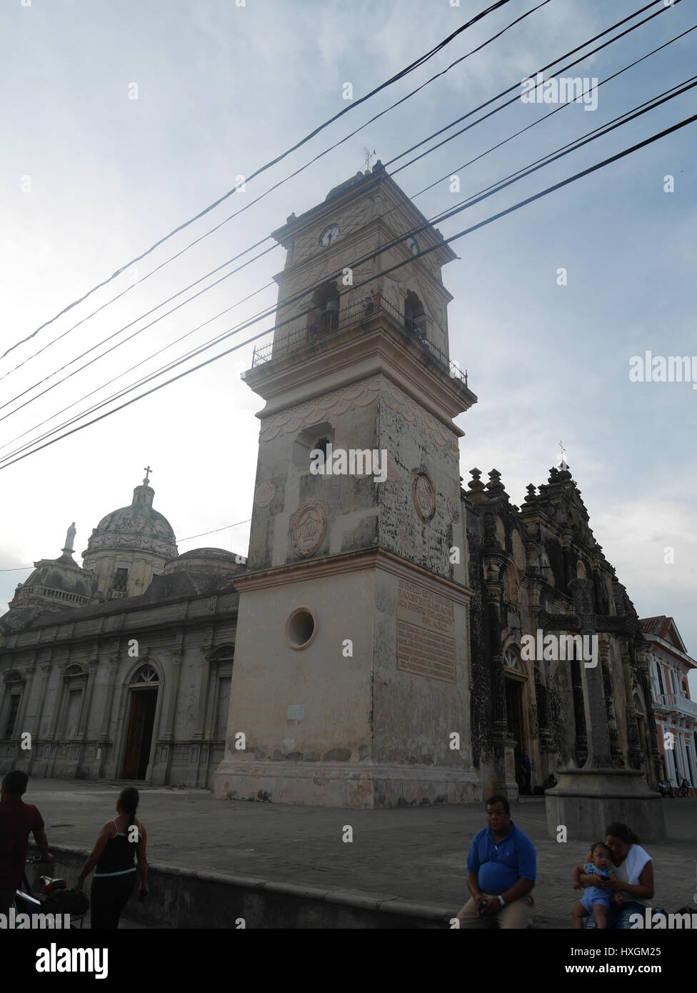 Guadalupe Church Granada Nicaragua Stockfoto