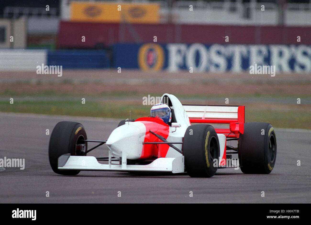ALAIN PROST F1 GP SILVERSTONE 31. August 1995 Stockfoto