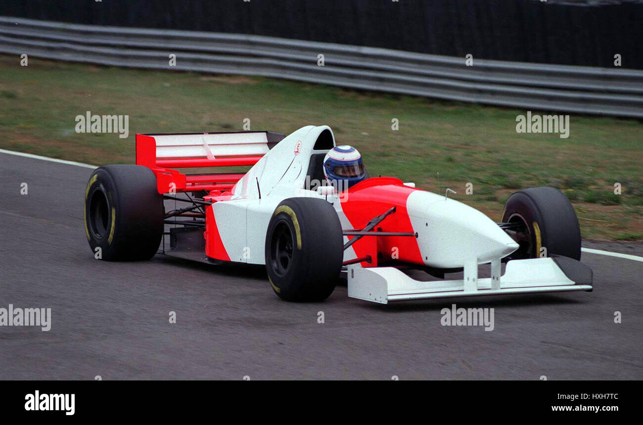 ALAIN PROST F1 GP SILVERSTONE 31. August 1995 Stockfoto