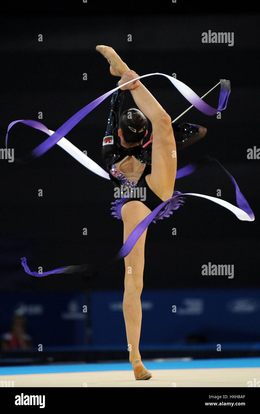 LAURA HALFORD rhythmische Gymnastik rhythmische SPORTGYMNASTIK SECC HYDRO GLASGOW Schottland 25. Juli 2014 Stockfoto