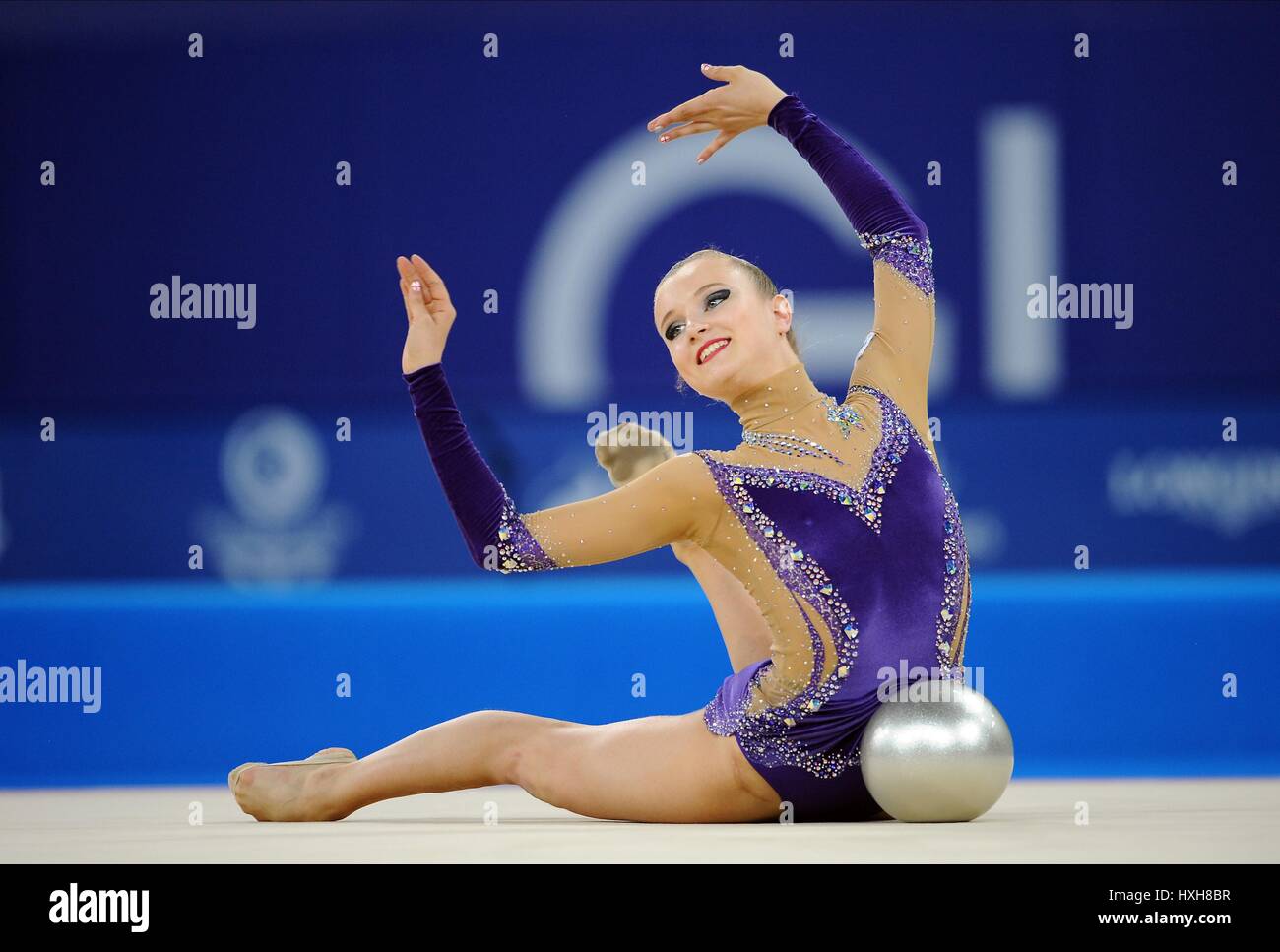 STEPHANI SHERLOCK rhythmische Gymnastik rhythmische SPORTGYMNASTIK SECC HYDRO GLASGOW Schottland 25. Juli 2014 Stockfoto