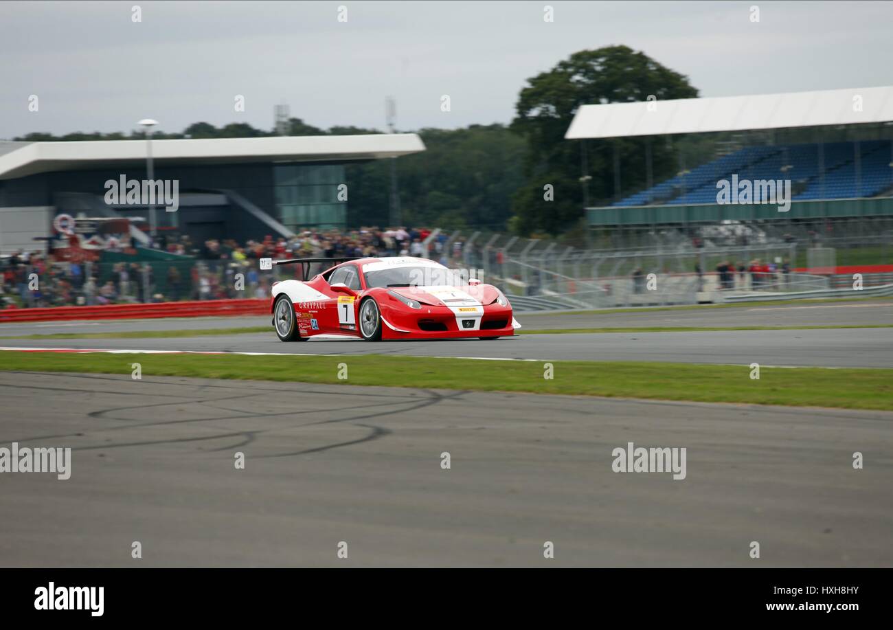 SHAUN BALFE 458 CHALLENGE FERRARI öffnen SILVERSTONE FERRARI offen SILVERSTONE SILVERSTONE ENGLAND 16. September 2012 Stockfoto