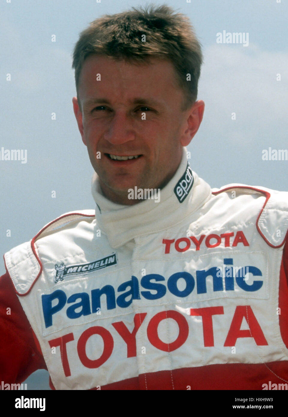 ALLAN MCNISH TOYOTA RACING Fahrer 19. Mai 2002 Stockfoto