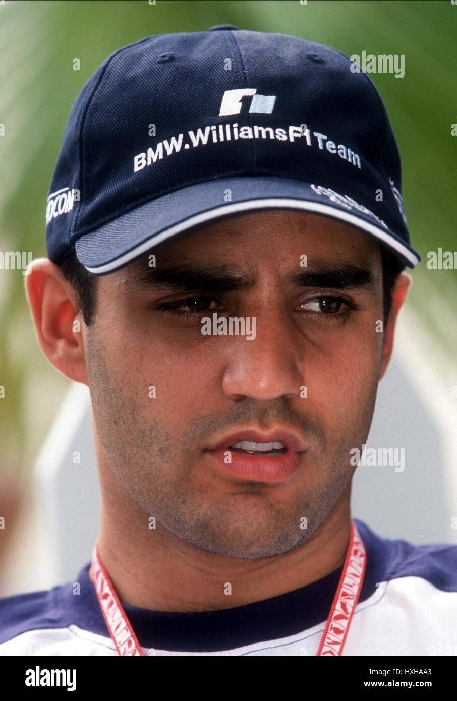 Rennfahrer JUAN MONTOYA WILLIAMS 12. Mai 2002 Stockfoto