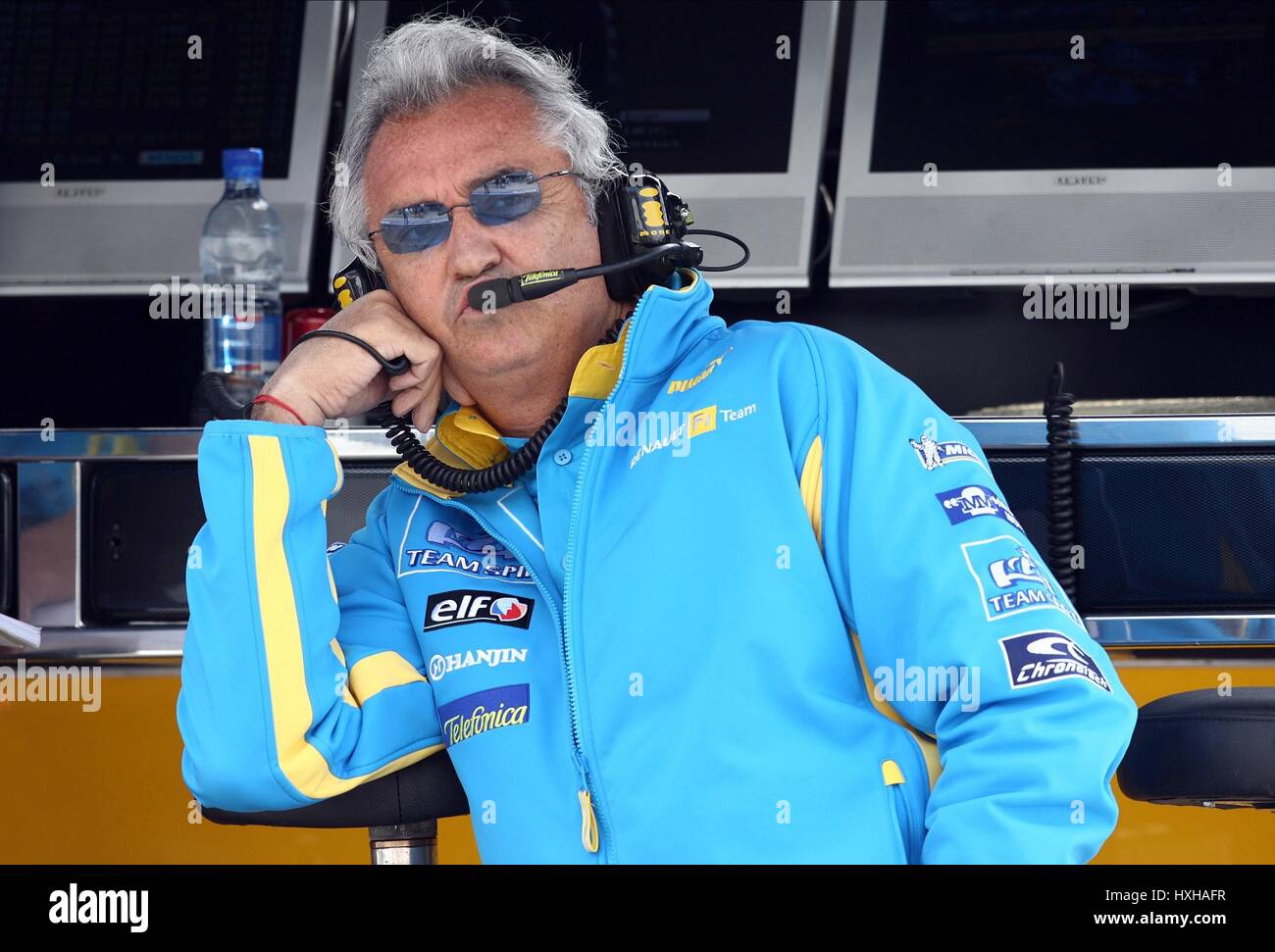 FLAVIO BRIATORE Leiter der RENAULT Formel 1 NÜRBURGRING Deutschland 5. Mai 2006 Stockfoto