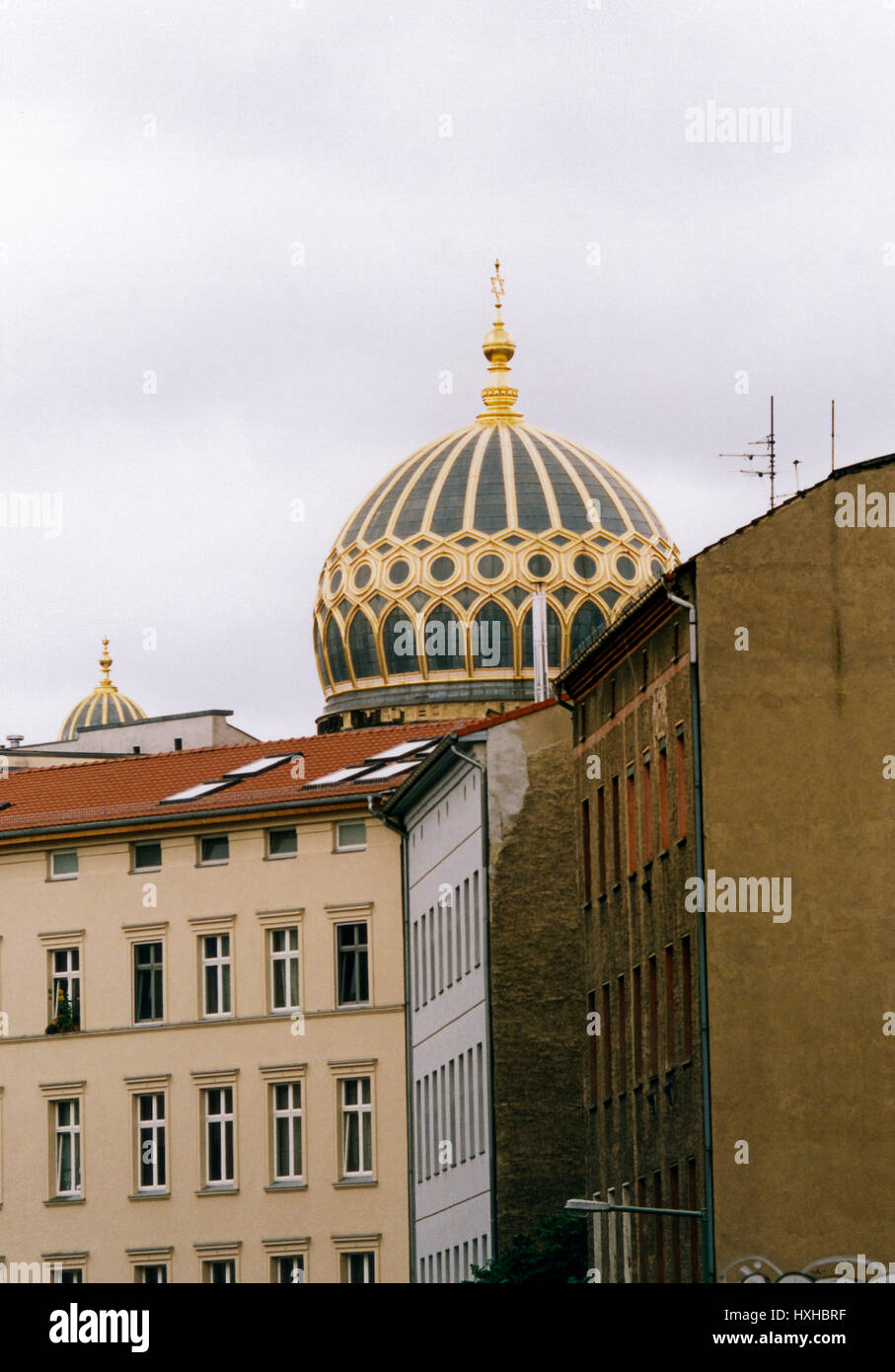Berlin die neue Synagoge Umbau nach der Wiedervereinigung Berlins Stockfoto