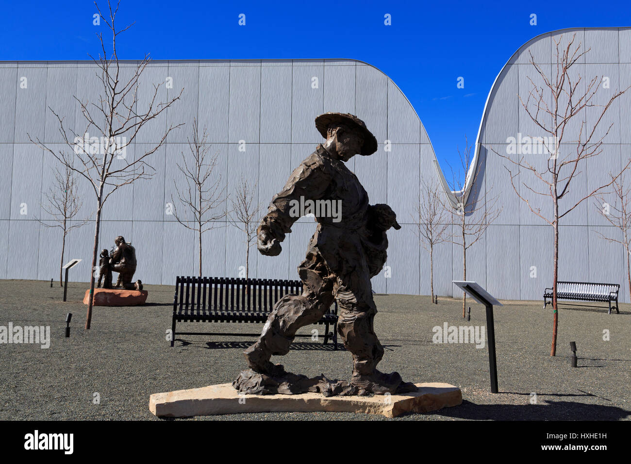 Stillman Skulptur Gericht, Museum of Art in Süd-Utah Cedar City, Utah, USA Stockfoto