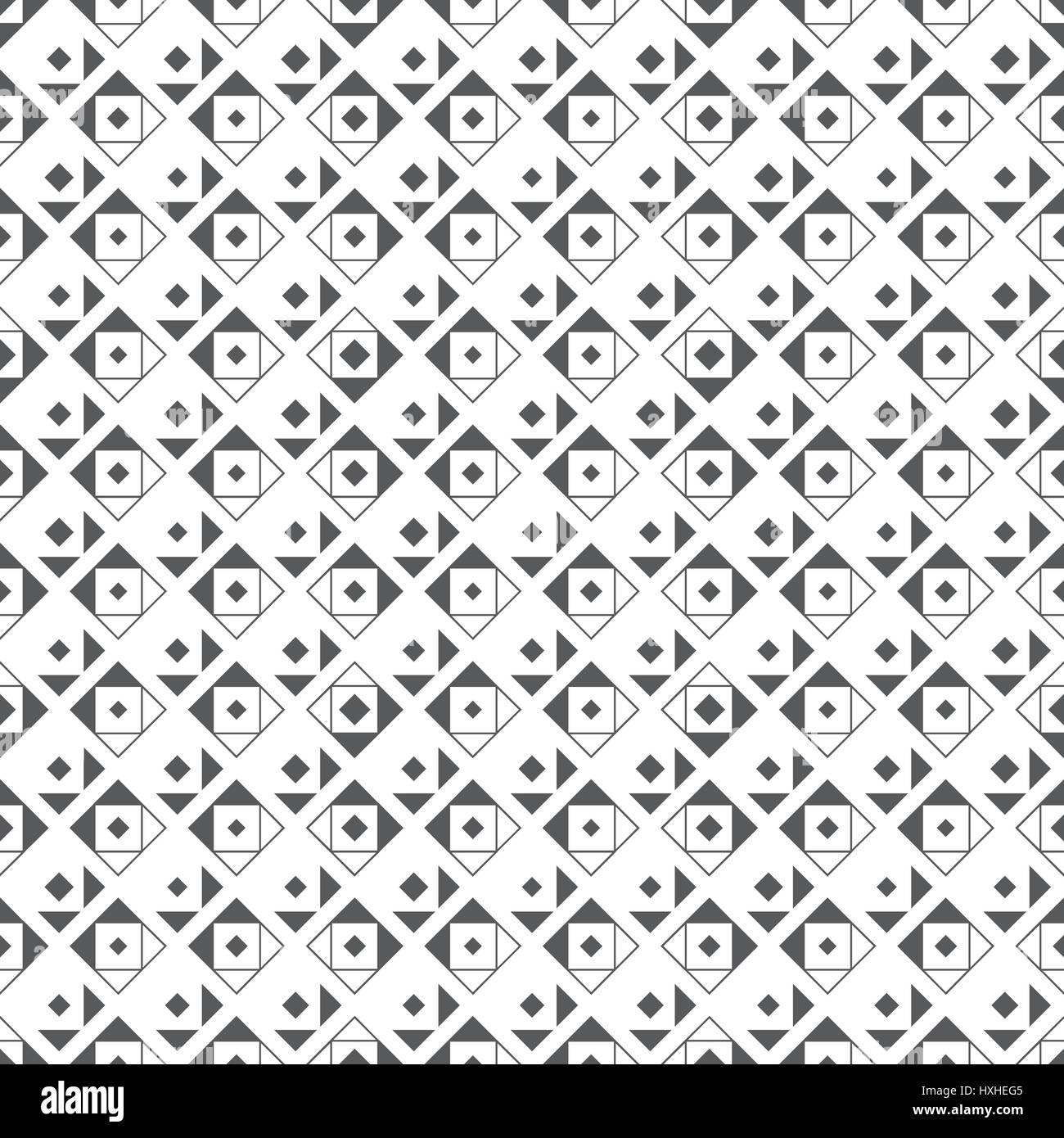 Nahtlose Muster. Abstrakten geometrischen Hintergrund. Stilvolle einfache Textur mit sich wiederholenden chaotisch Dreiecke, Rauten. Vektorelement der grafischen Stock Vektor