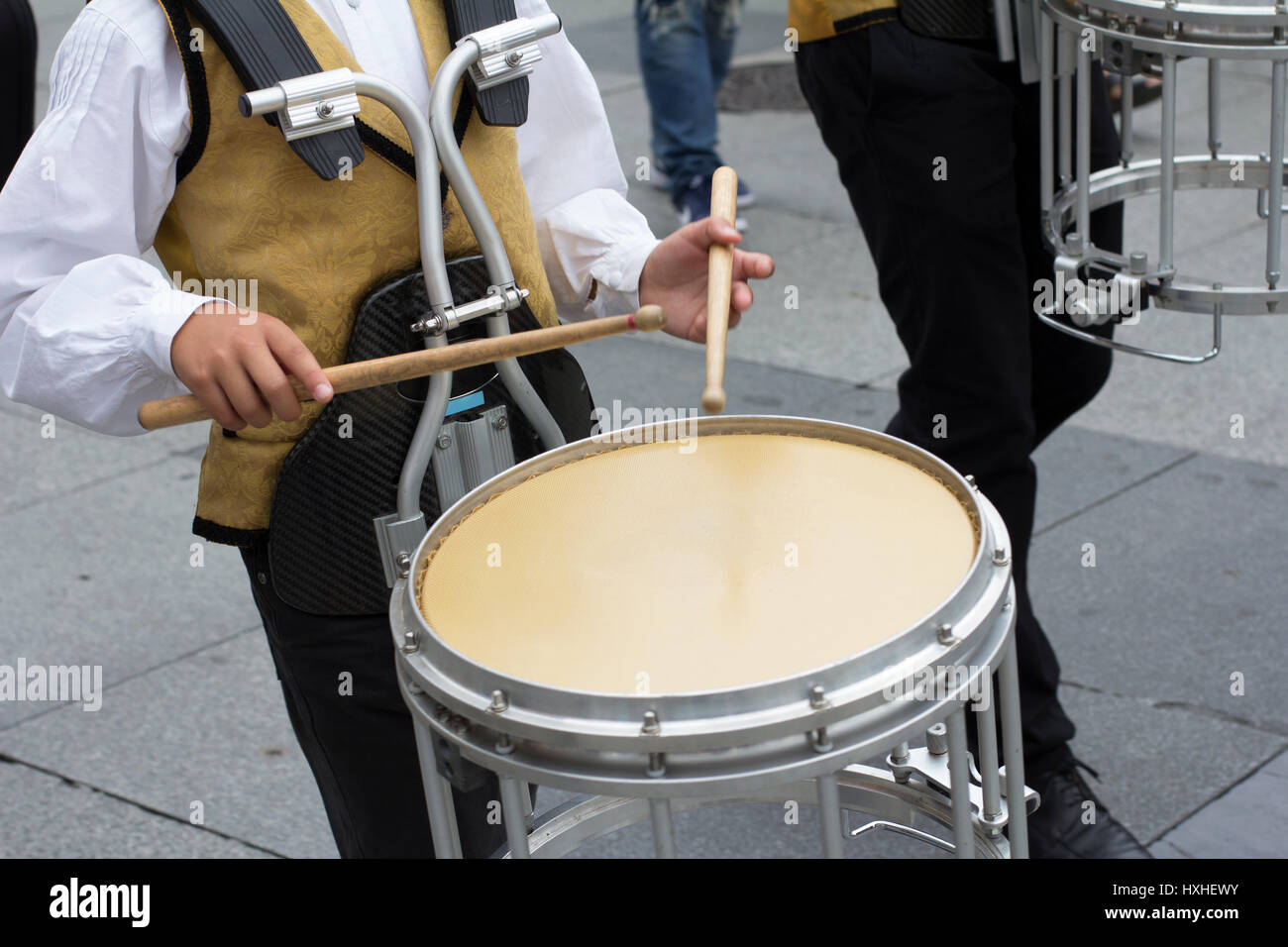 Pipe band Stockfoto