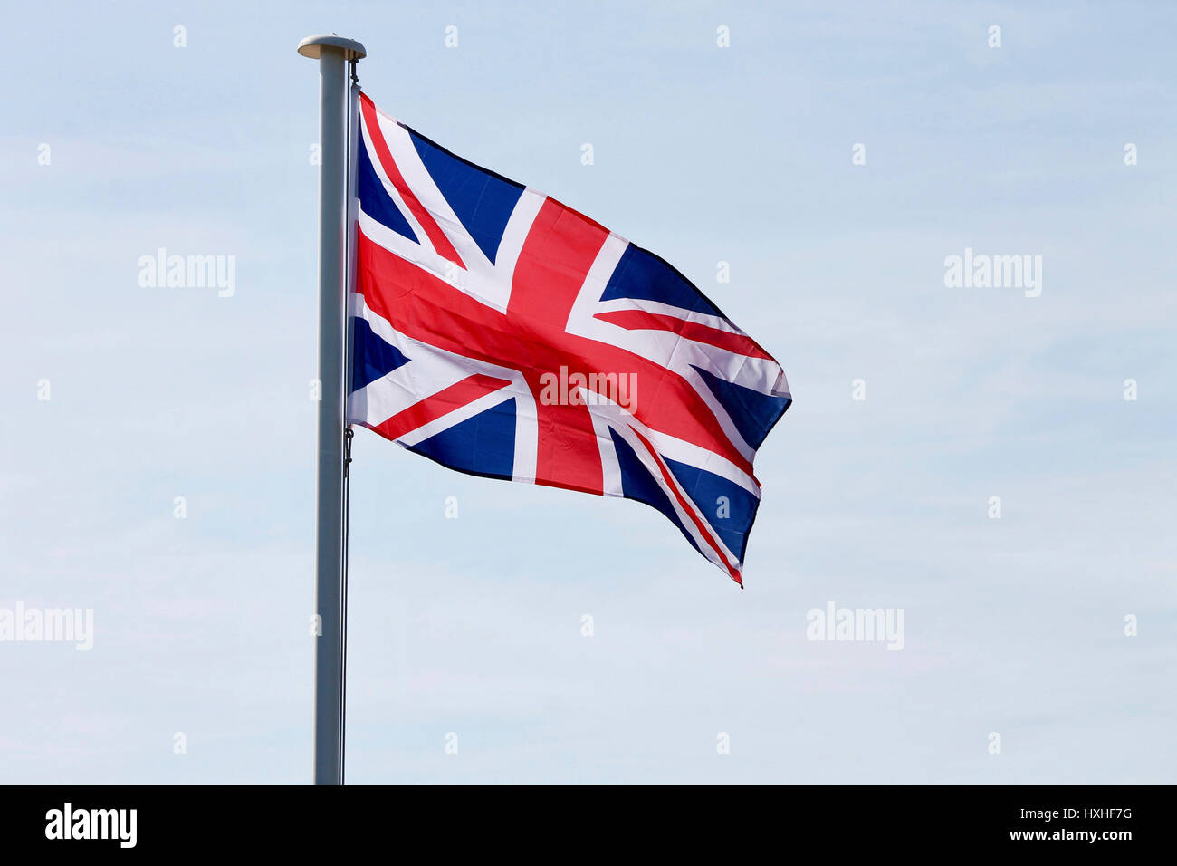 Union Jack-Flagge Stockfoto