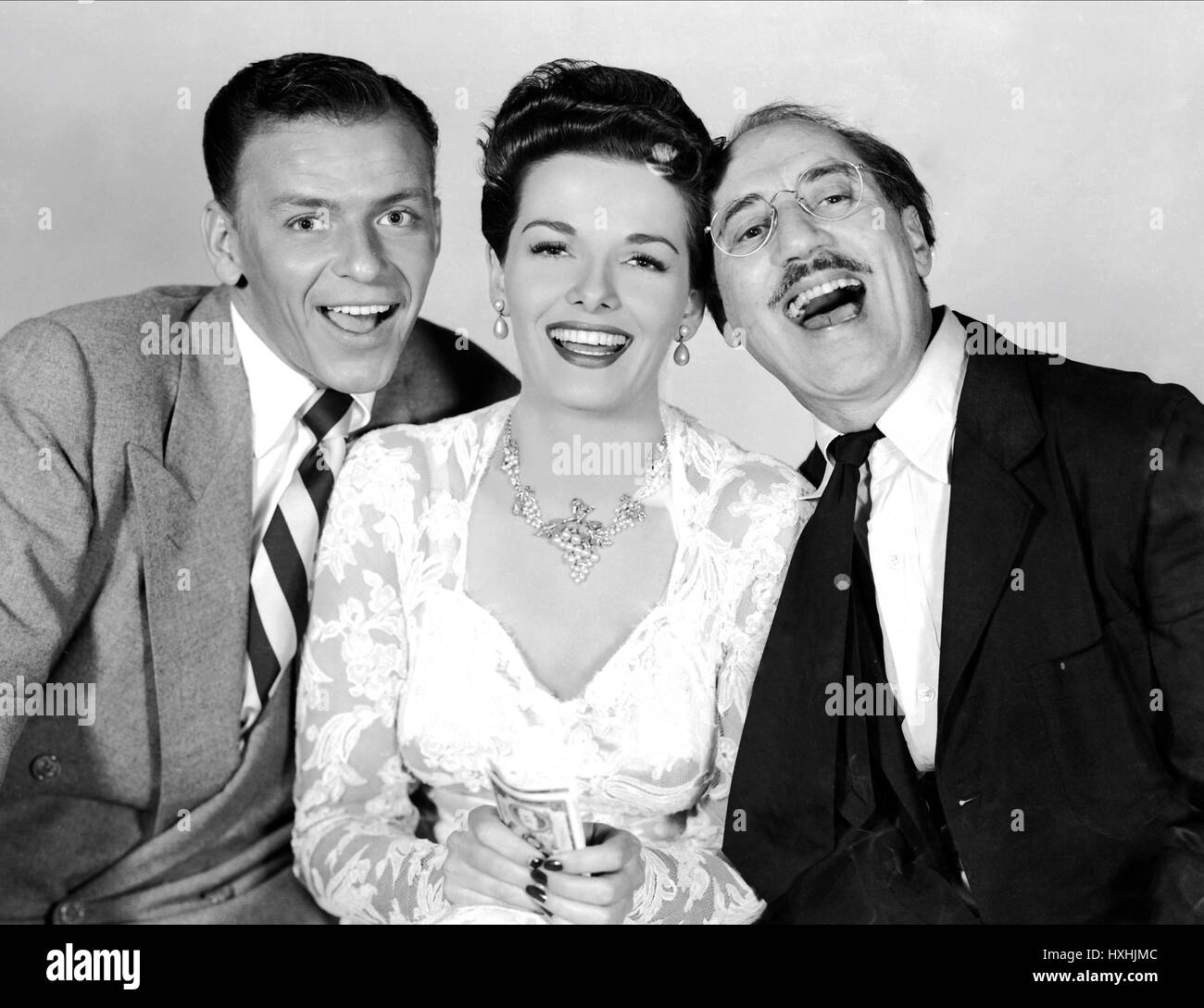 FRANK SINATRA, Jane Russell, Groucho Marx, DOUBLE DYNAMITE, 1951 Stockfoto