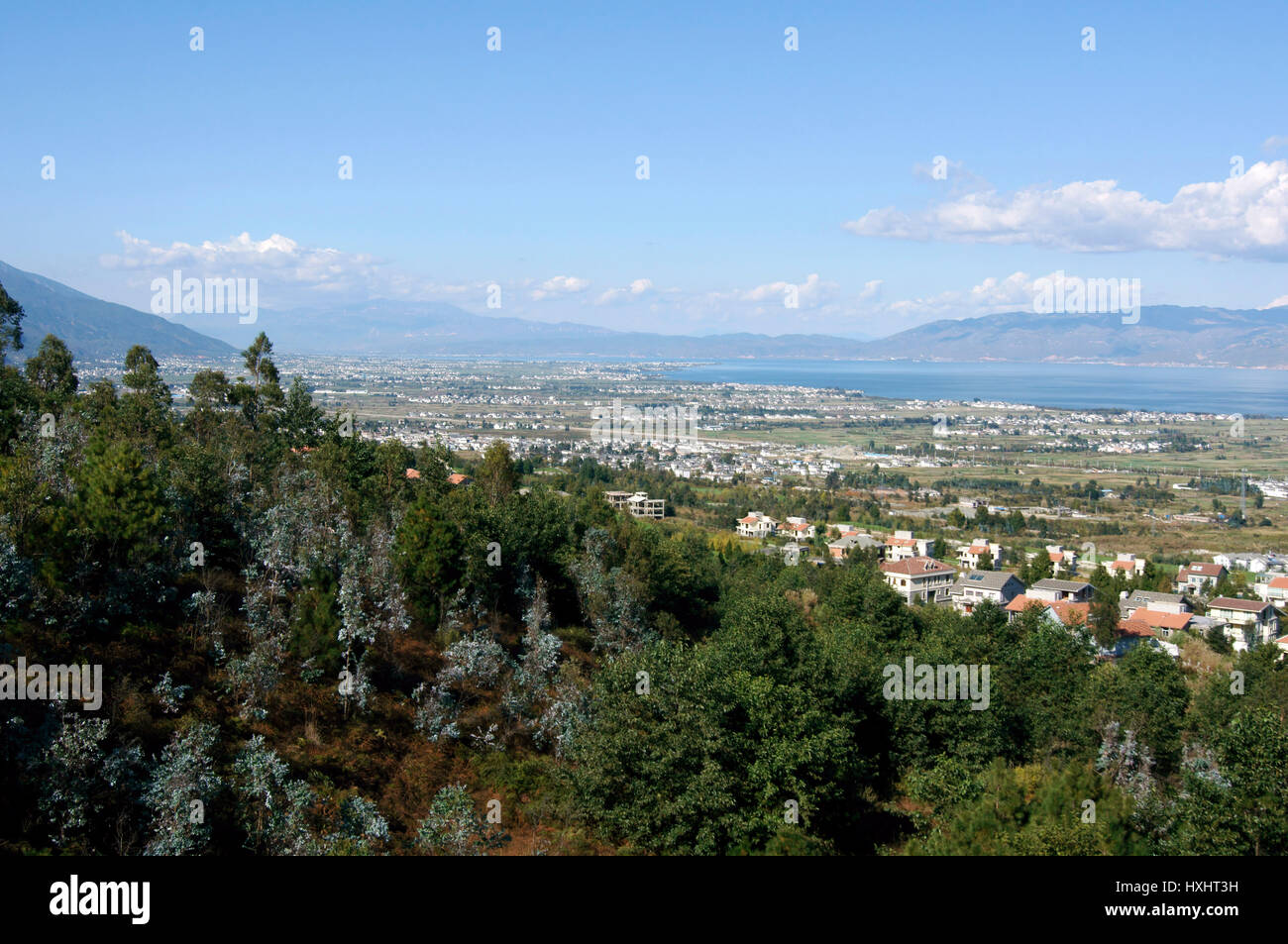 Erhai See in Yunnan China Stockfoto