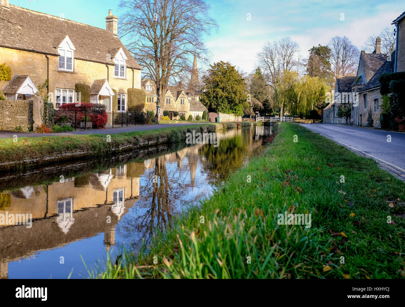 Lower Slaughter, Cotswolds Stockfoto