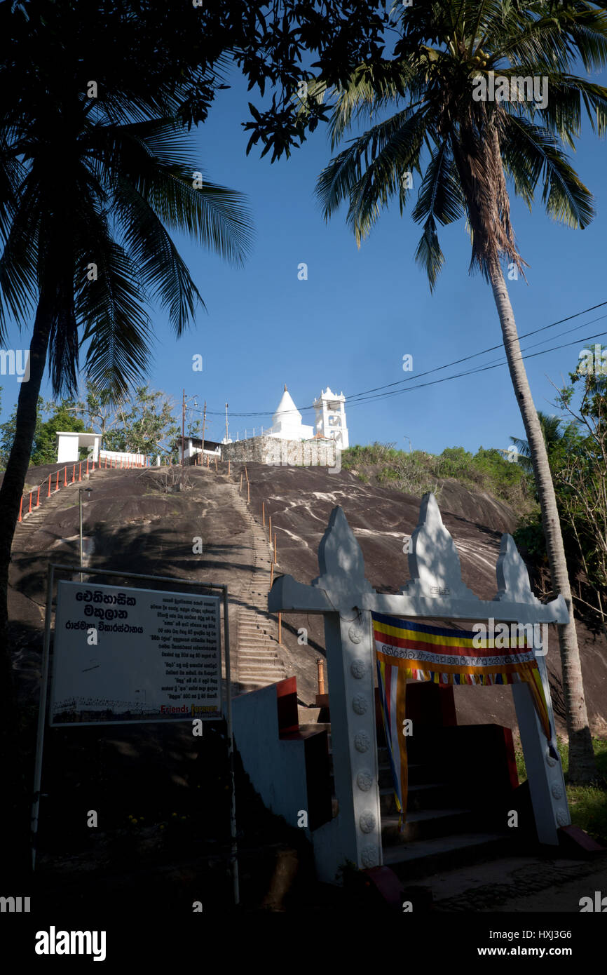 Makulana Tempel Pothubowa Mawathagama Nord West Provinz SriLanka Stockfoto