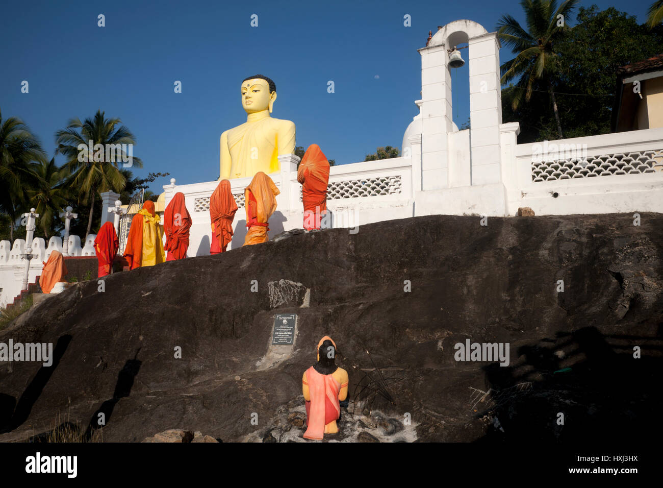 Makulana Tempel Pothubowa Mawathagama Nord West Provinz SriLanka Stockfoto