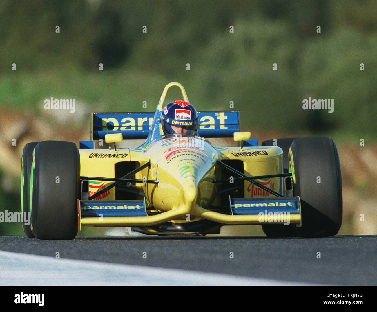 PEDRO DINIZ FORTI-FORD 10. März 1995 Stockfoto