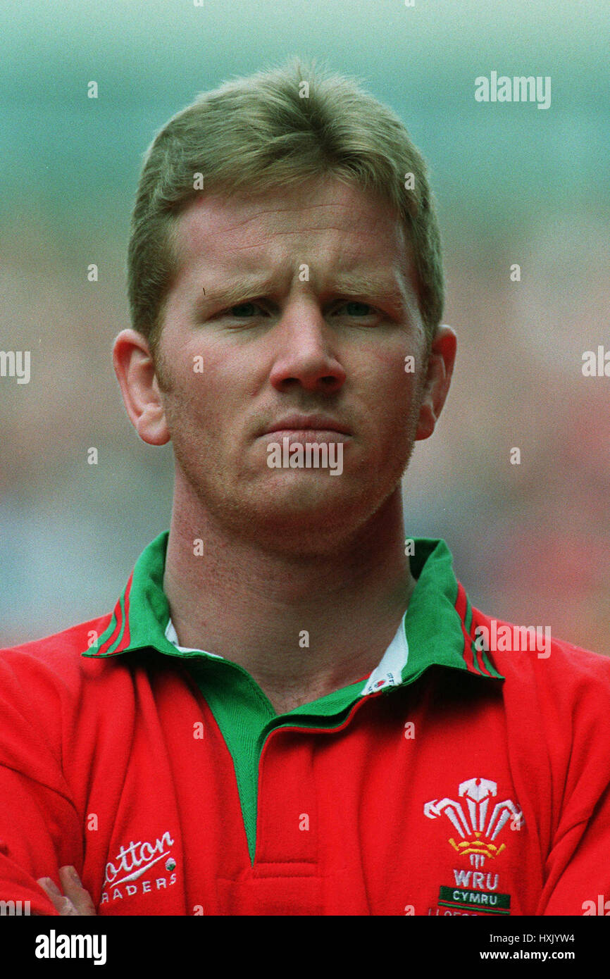 STUART DAVIES WALES & SWANSEA RU 11. Februar 1993 Stockfoto