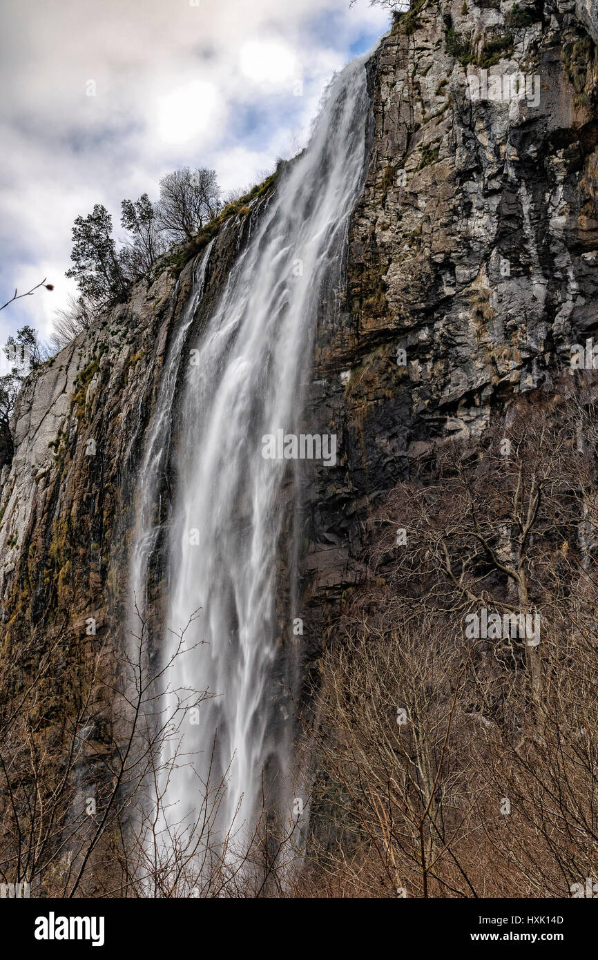 Geburt des Flusses Ason, Kantabrien, Spanien, Europa Stockfoto