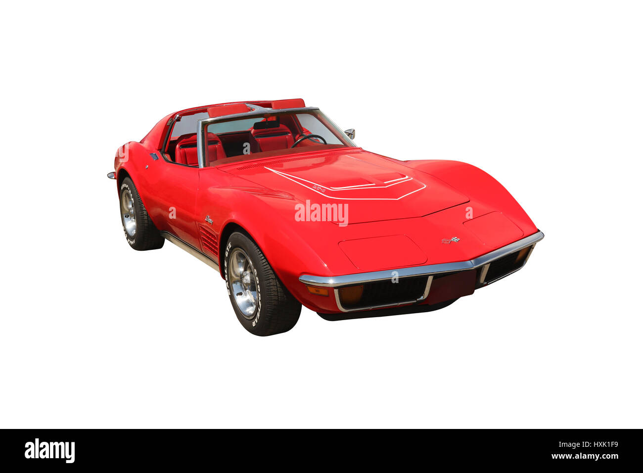 Auto-1982 Chevrolet Corvette Stingray LT-1. Rot. Stockfoto