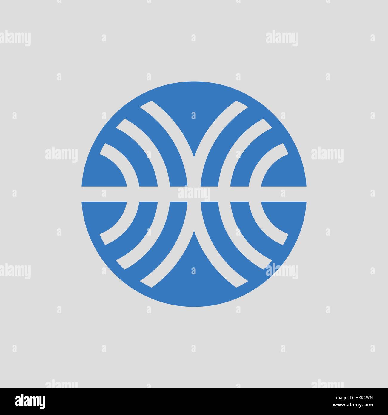 Abbildung abstrakt Kreis symbol Stock Vektor