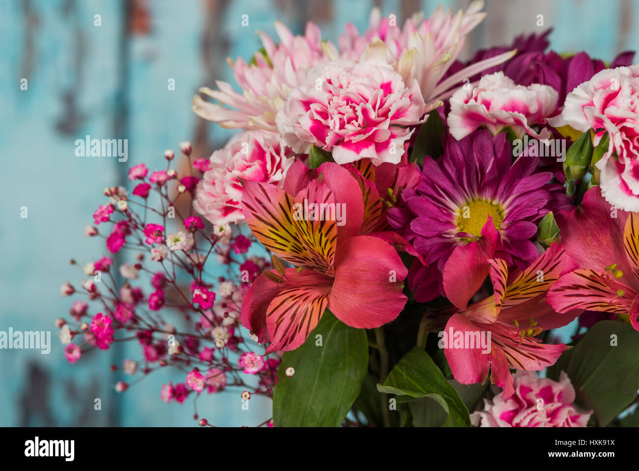 Nahaufnahme von Blumenstrauß Stockfoto