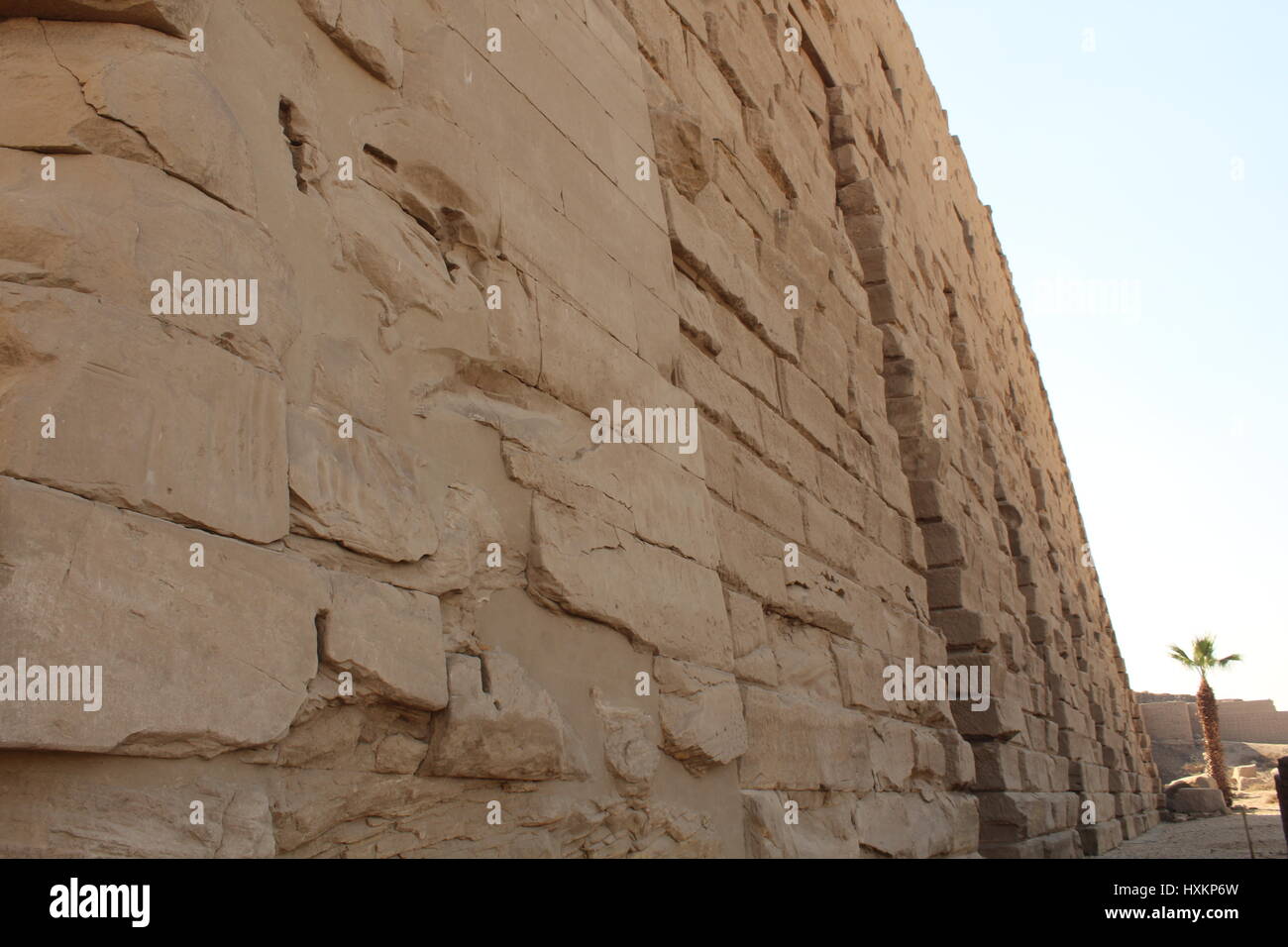 Der Tempelkomplex von Karnak, Luxor, Ägypten Stockfoto