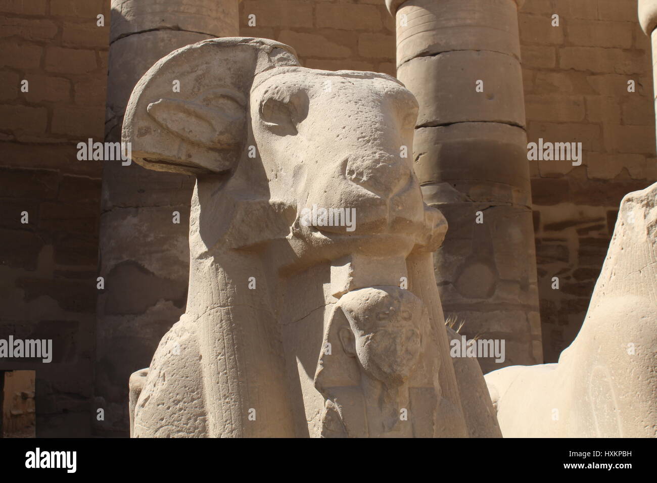 Der Tempelkomplex von Karnak, Luxor, Ägypten Stockfoto