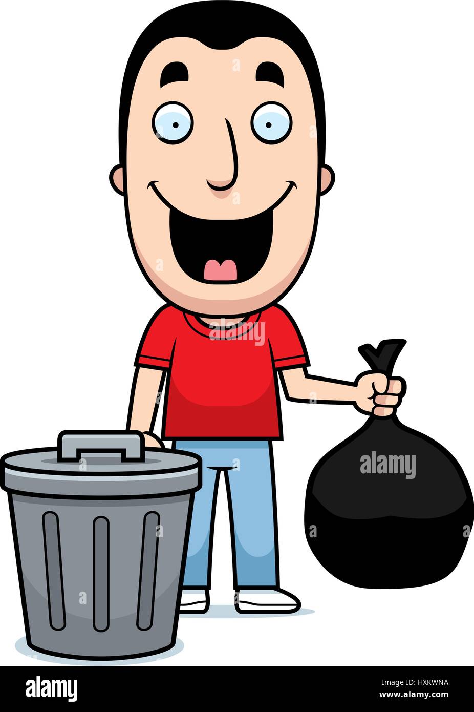 Taking out trash bag Fotos und Bildmaterial in hoher Auflösung Alamy