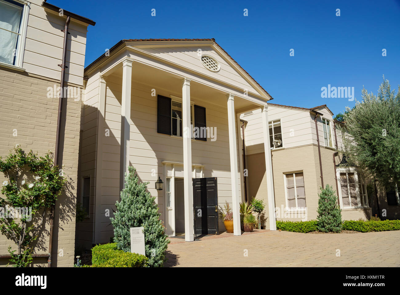Los Angeles, MAR 23: Das berühmte Boddy Haus im Descanso Garten am 23. März 2017 in Los Angeles, Kalifornien Stockfoto