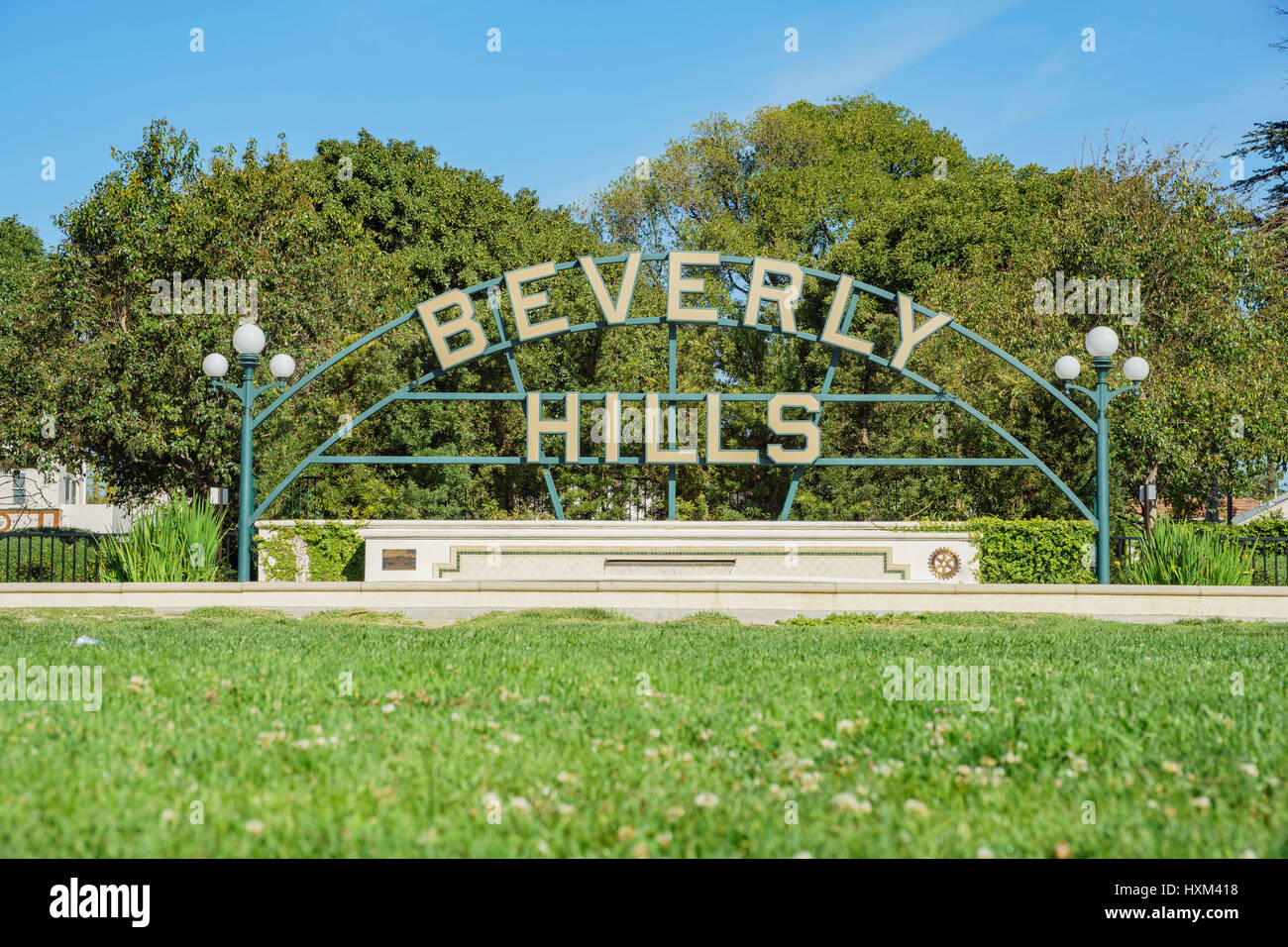 Beverly Hills Zeichen Stockfotos Beverly Hills Zeichen Bilder