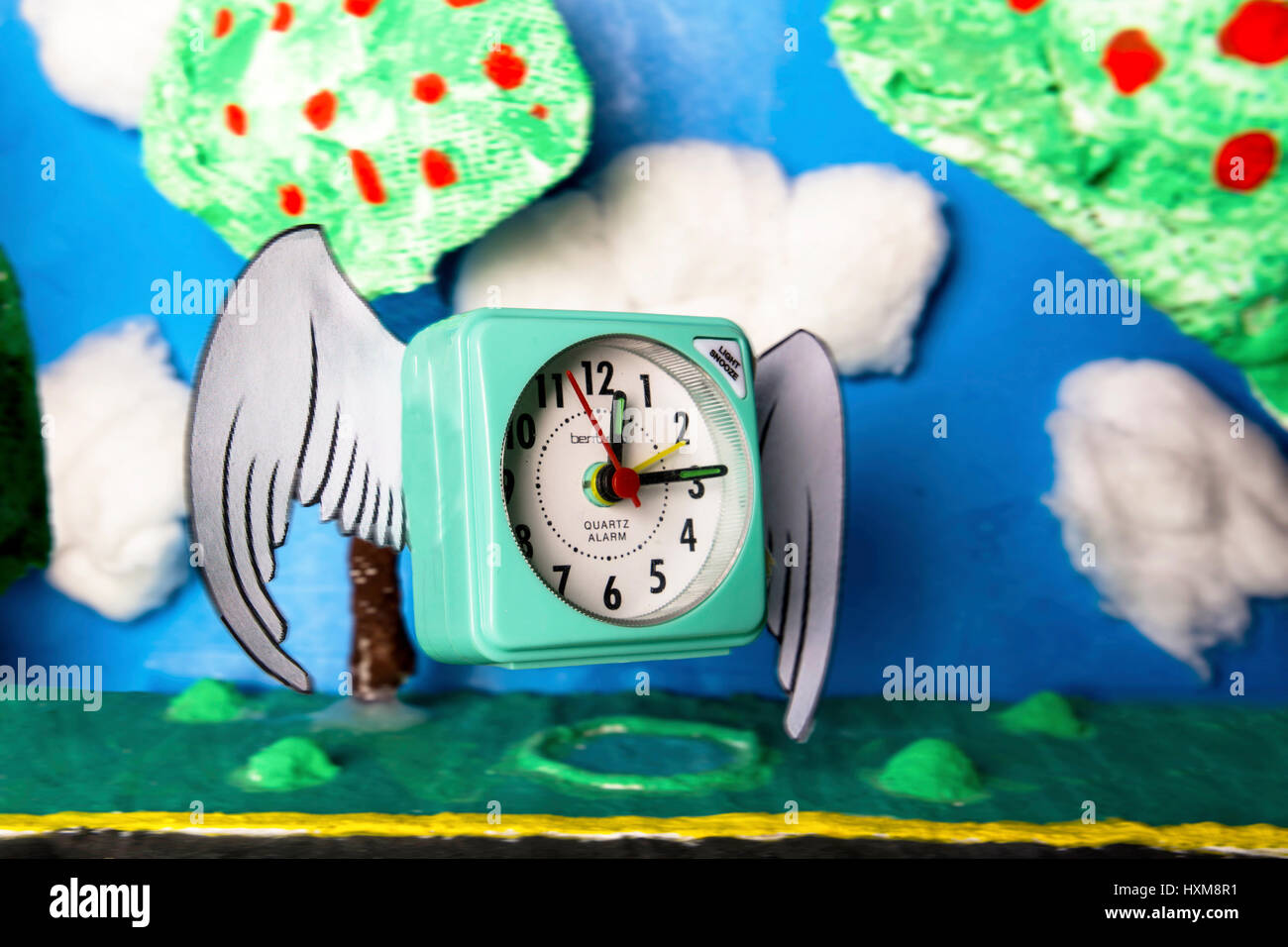 Die Zeit vergeht Stockfoto