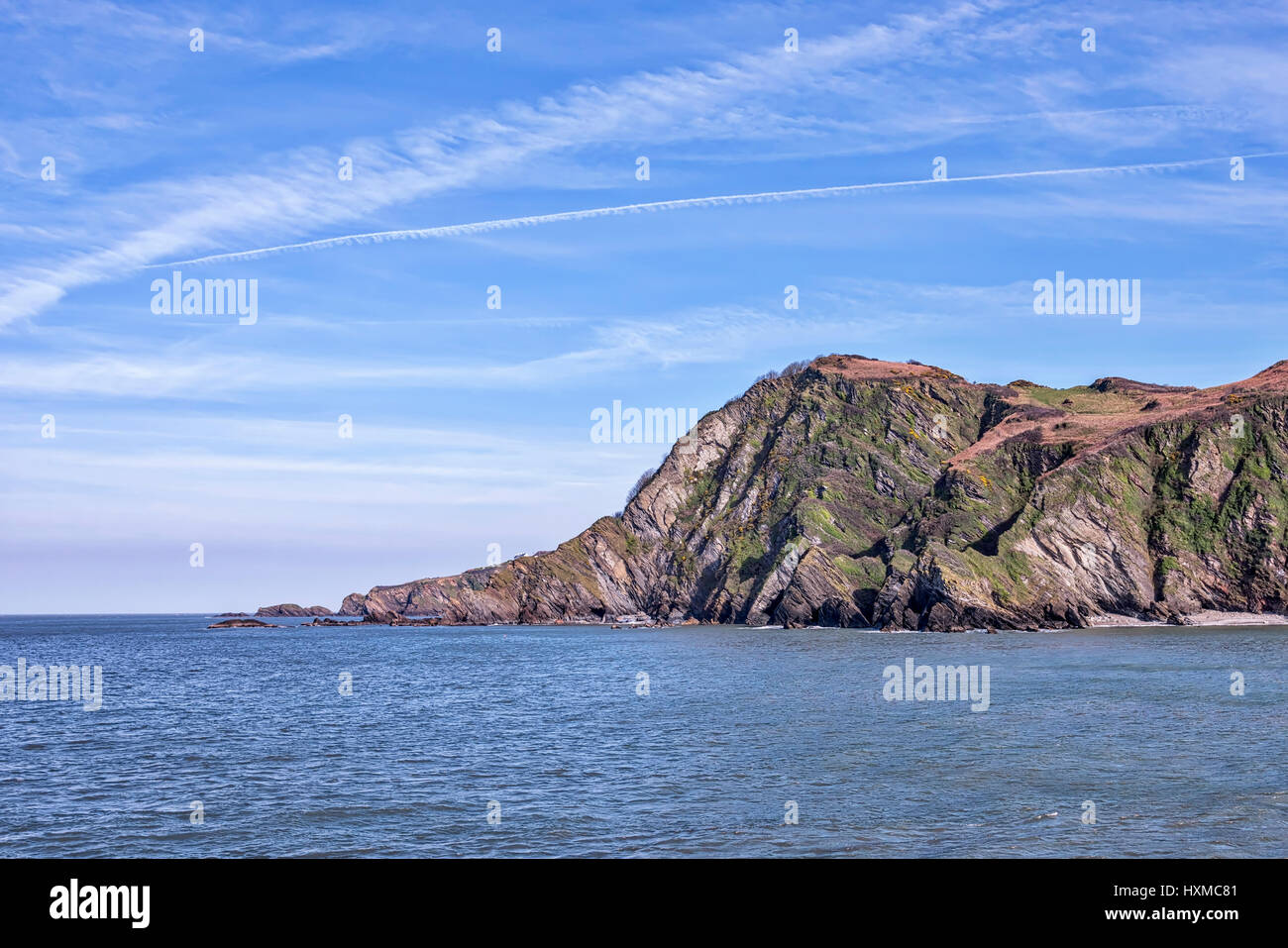 Hele Bay in North Devon in England Stockfoto