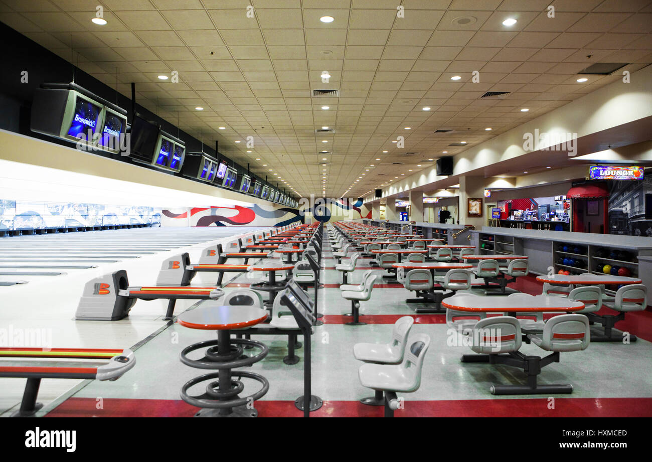 Das OrleansBowlingCenter in Las Vegas, Vereinigte Staaten von Amerika