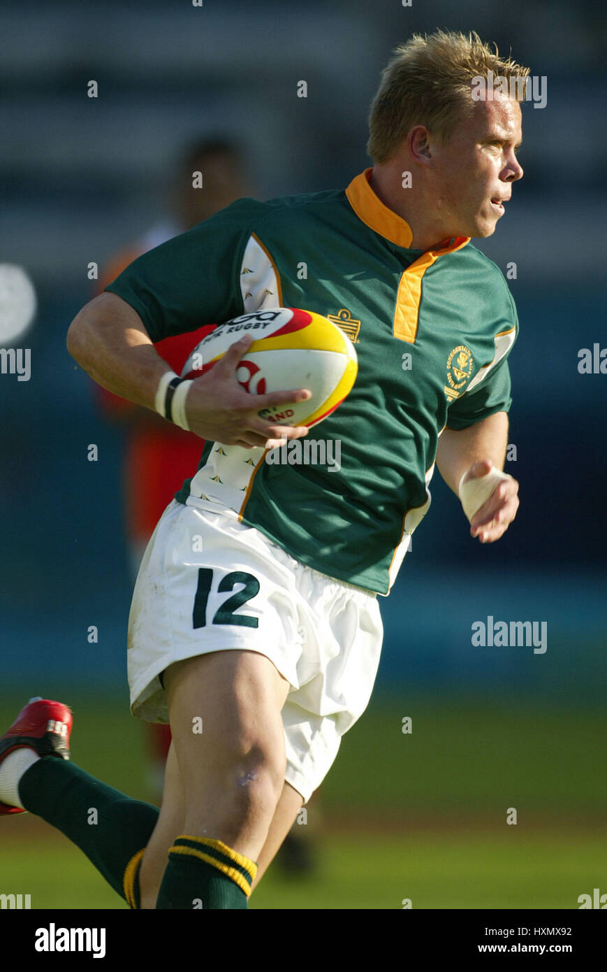 GEORGE MULLER Südafrika MANCHESTER ENGLAND 2. August 2002 Stockfoto