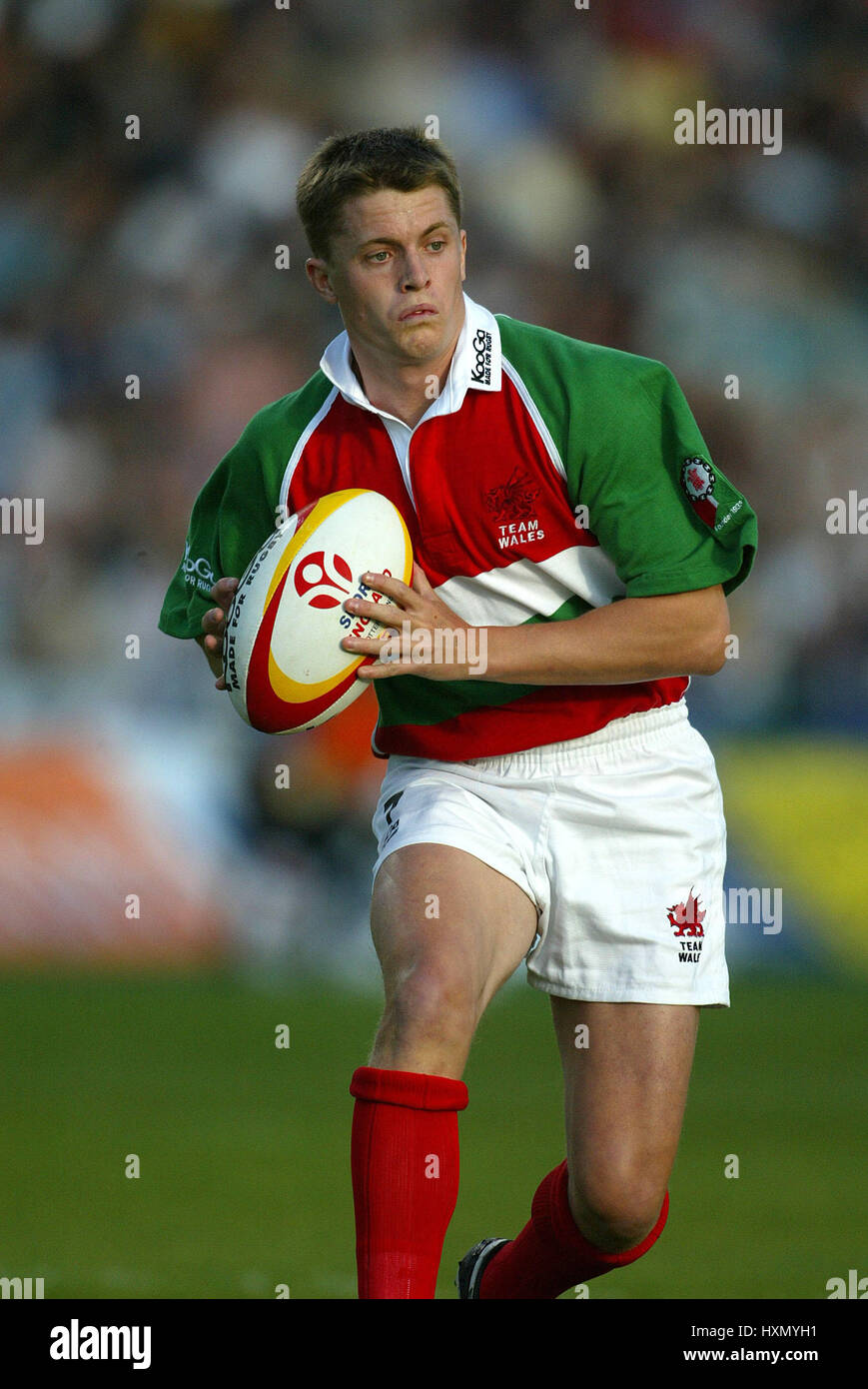 ARWEL CAMBER WALES RU CITY OF MANCHESTER STADIUM MANCHESTER 3. August 2002 Stockfoto