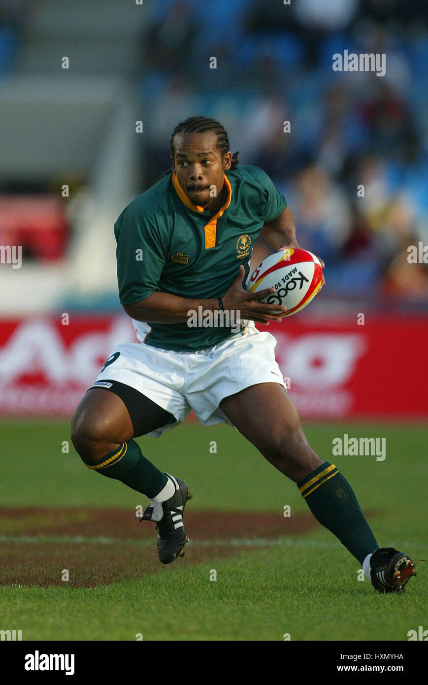 EGON Sekunden Süd Afrika CITY OF MANCHESTER STADIUM MANCHESTER 2. August 2002 Stockfoto
