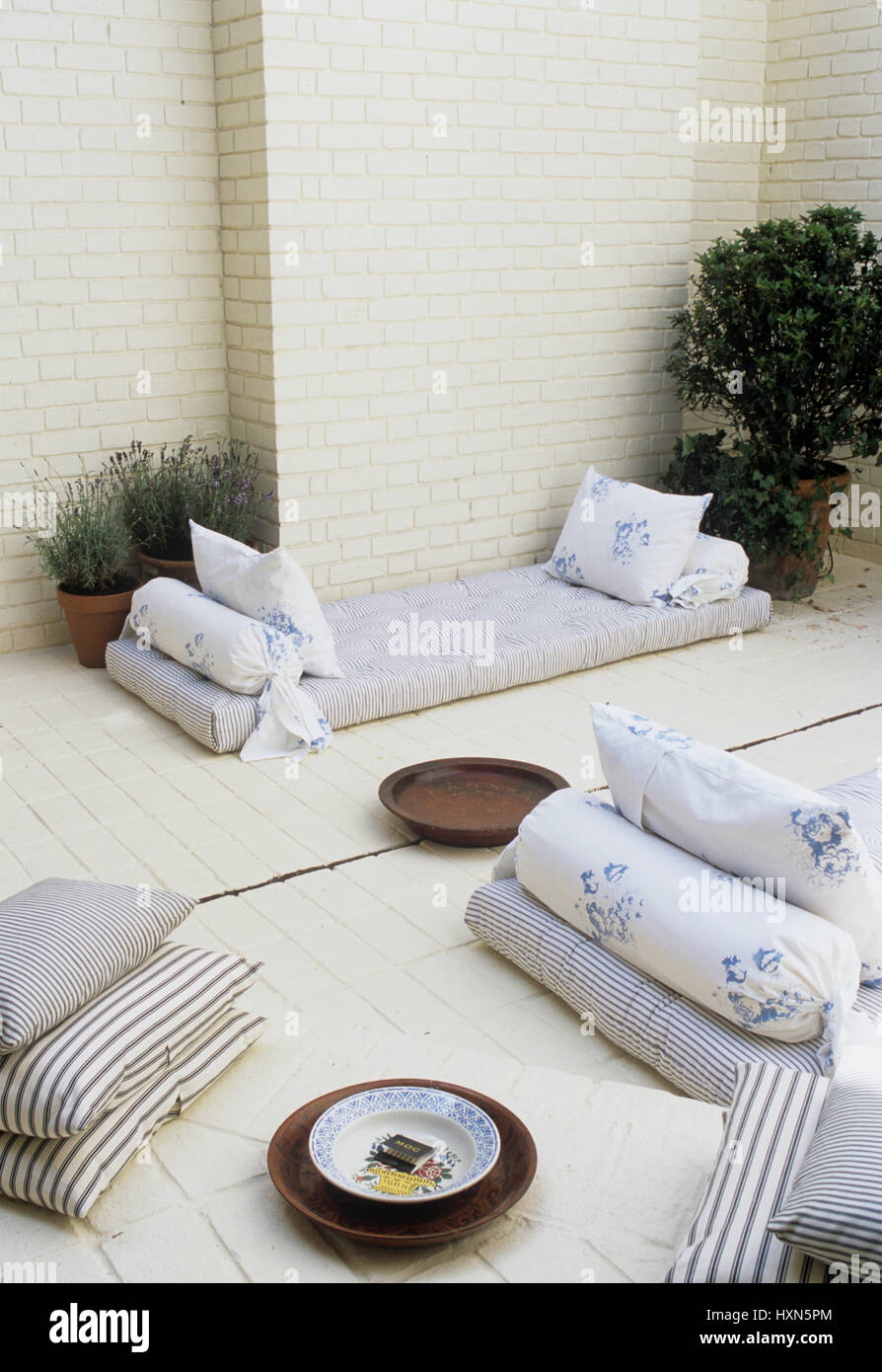 Orientalischen Terrasse. Stockfoto