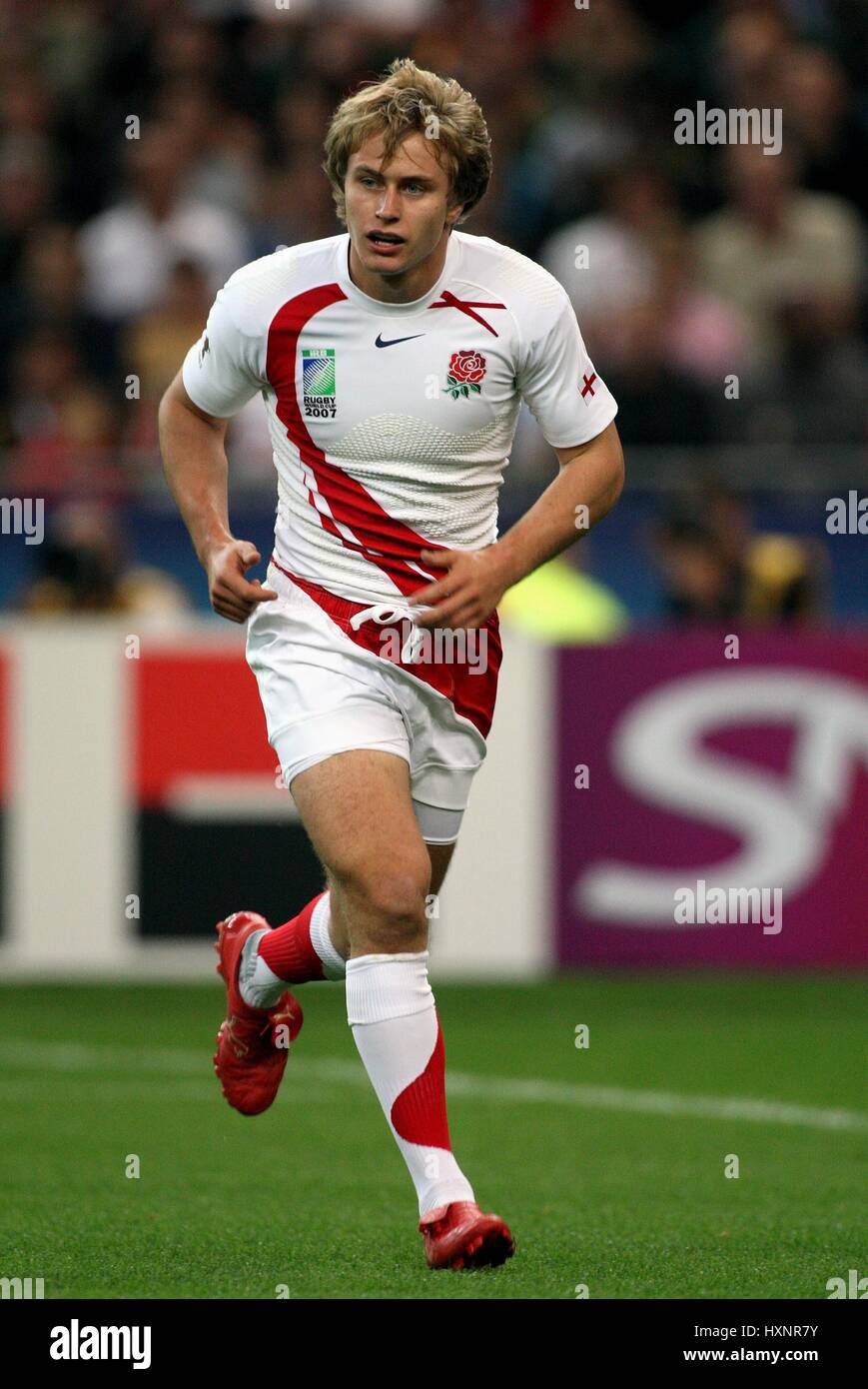 MATHEW TAIT ENGLAND & NEWCASTLE FALCONS RU STADE Frankreich PARIS Frankreich 14. September 2007 Stockfoto