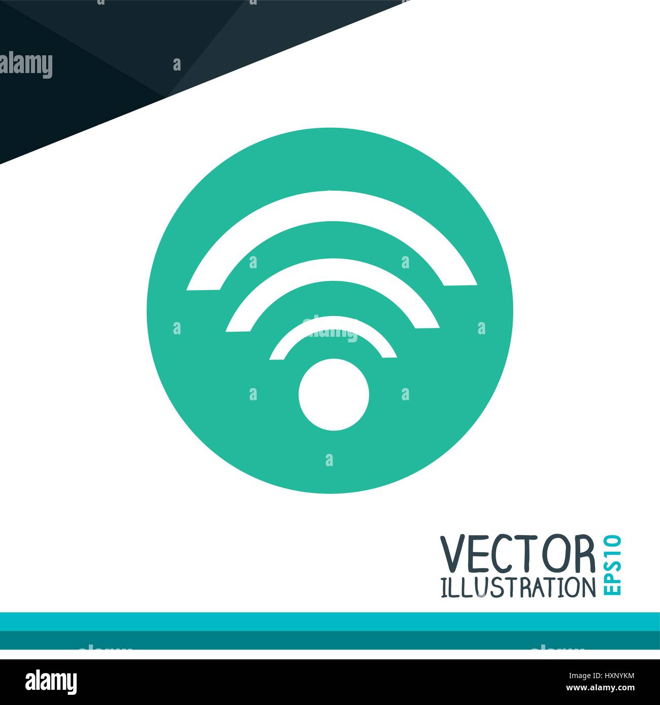 WiFi-Icon-design Stock Vektor