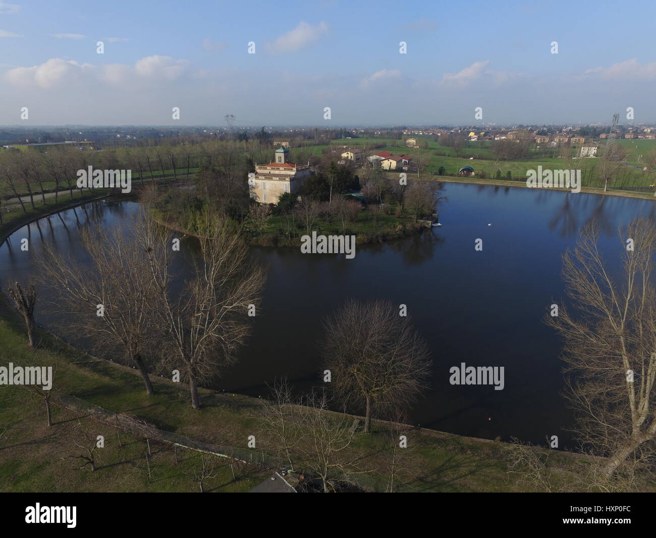 Vasca Corbelli, Villa d ' Este, Reggio Emilia, Guatteri Stiftung Stockfoto