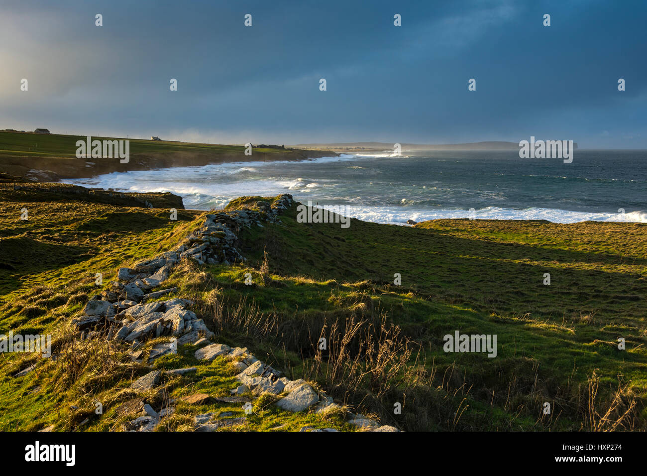 Dunnet Head aus St. Johns Point., Caithness, Schottland Stockfoto