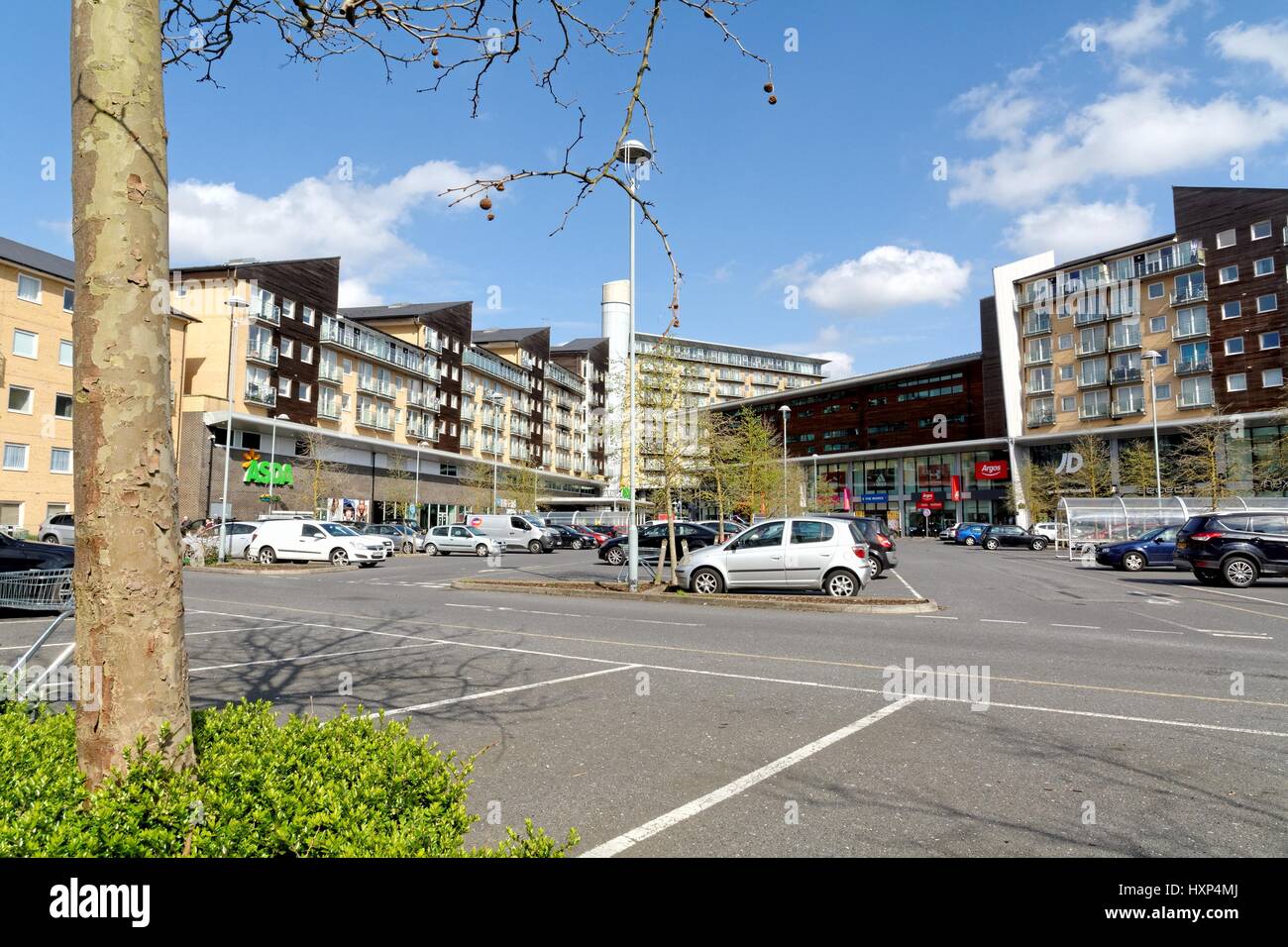 Stadtzentrum in Feltham Hounslow West London UK Stockfoto