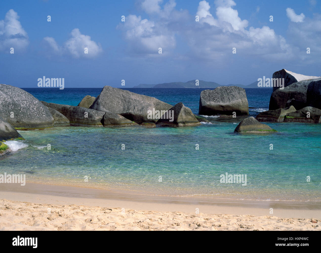 Die Bäder, Virgin Gorda, Britische Jungferninseln Stockfoto