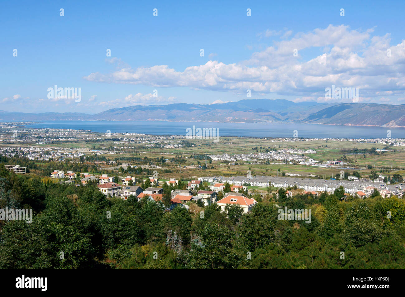 Erhai See in Yunnan China Stockfoto