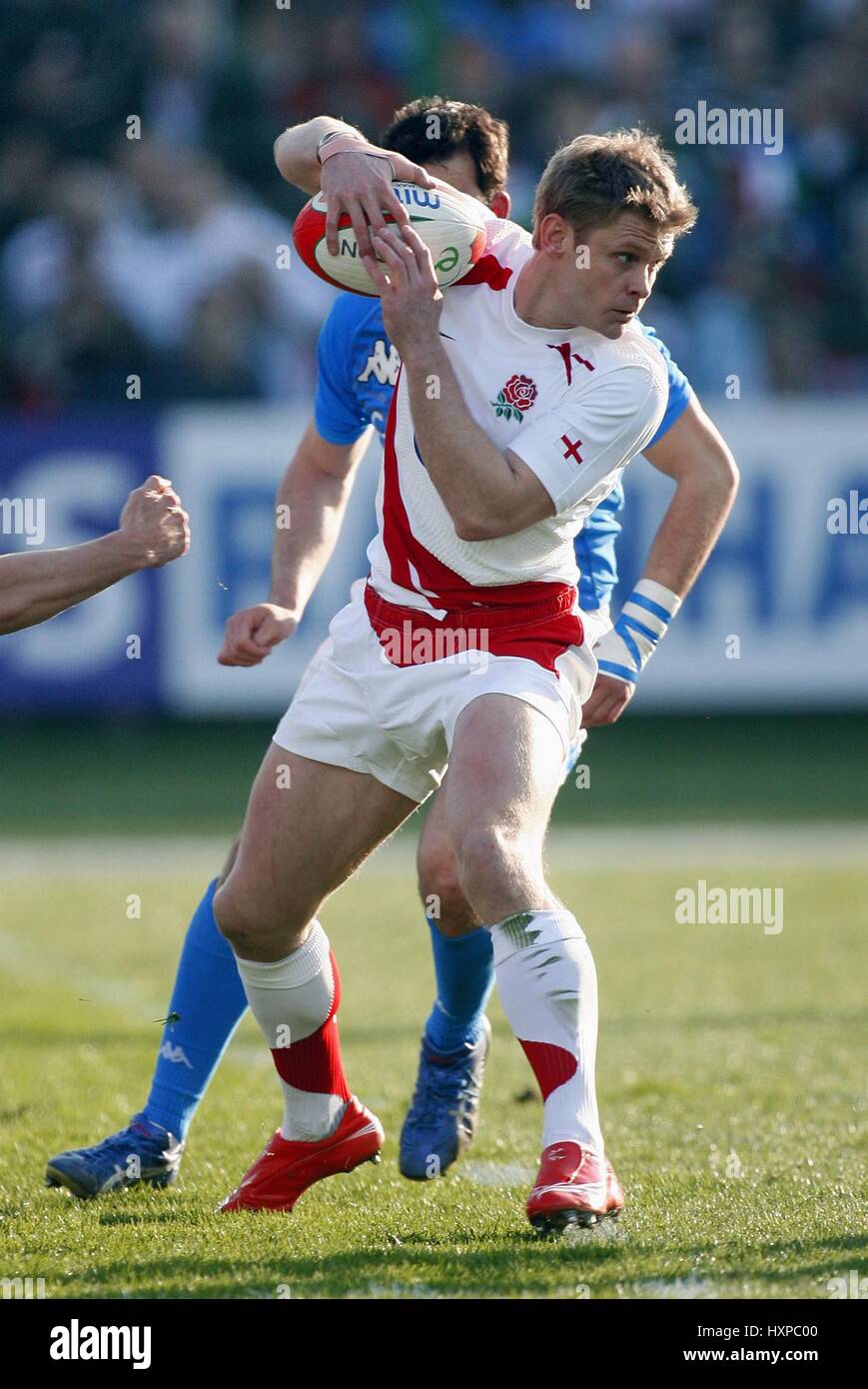 IAIN BALSHAW ENGLAND & Bad RU STADIO FLAMINIO Rom Italien 10. Februar 2008 Stockfoto