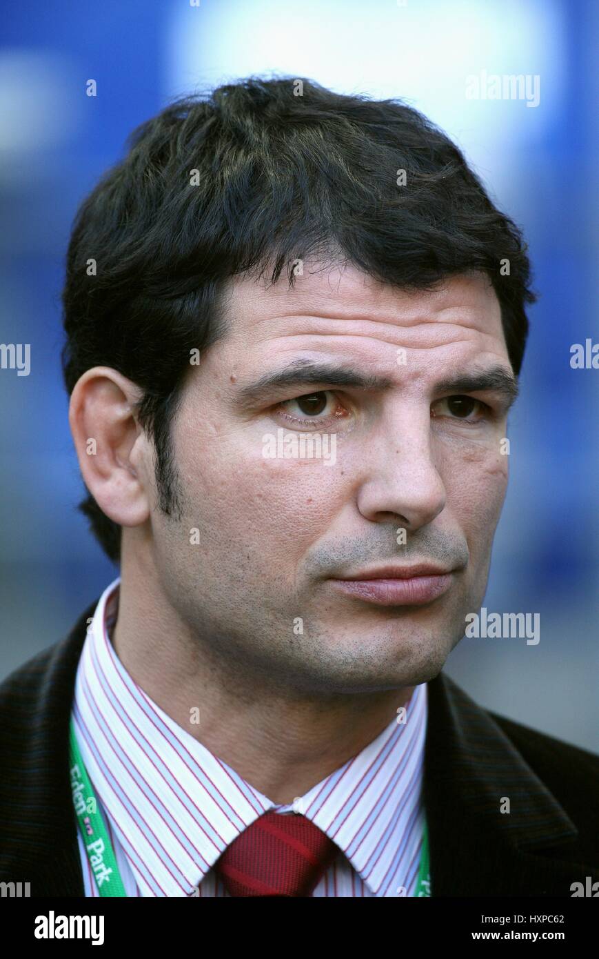 MARC LIÈVREMONT RU COACH STADE Frankreich PARIS Frankreich 9. Februar 2008 Stockfoto