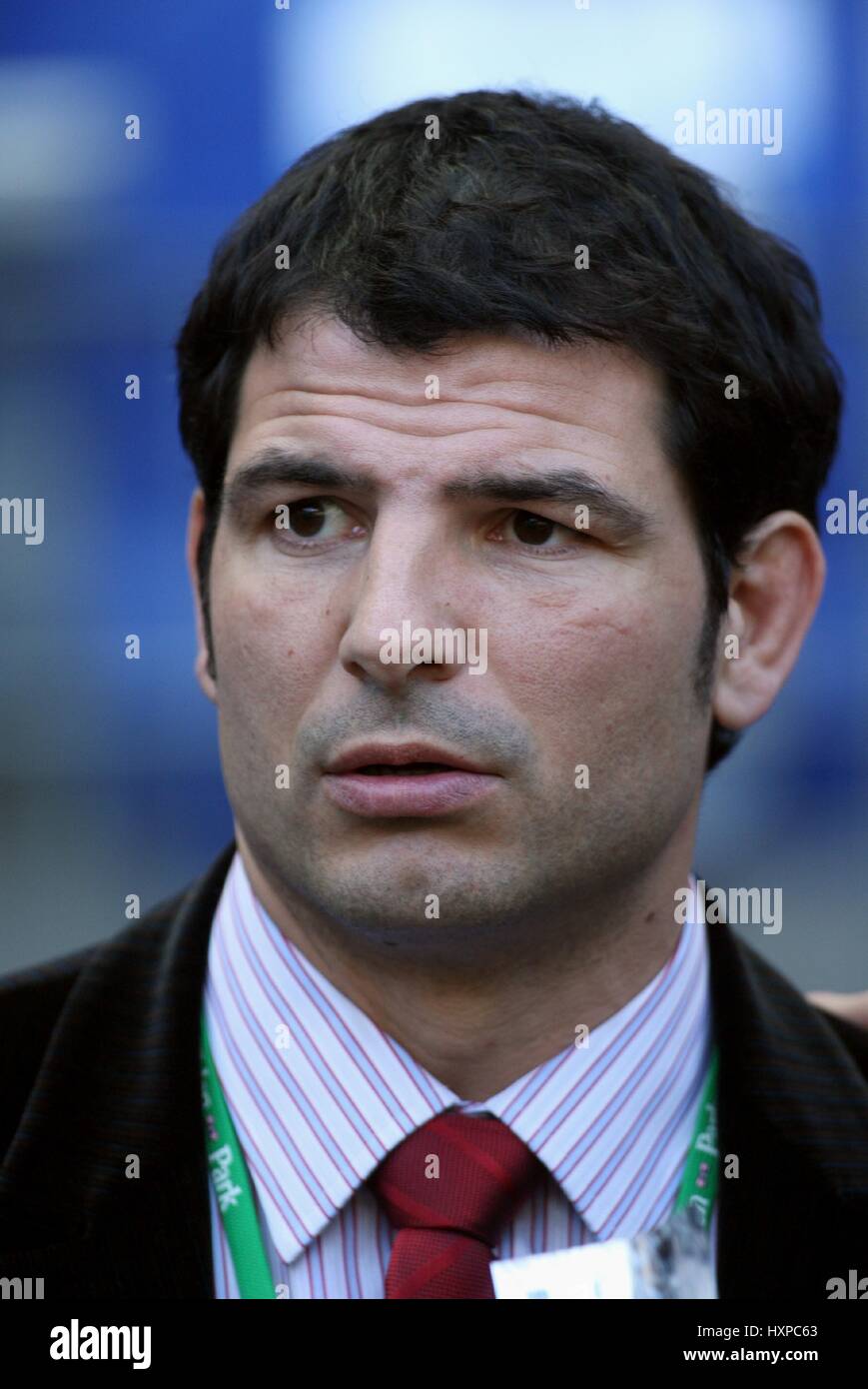 MARC LIÈVREMONT RU COACH STADE Frankreich PARIS Frankreich 9. Februar 2008 Stockfoto