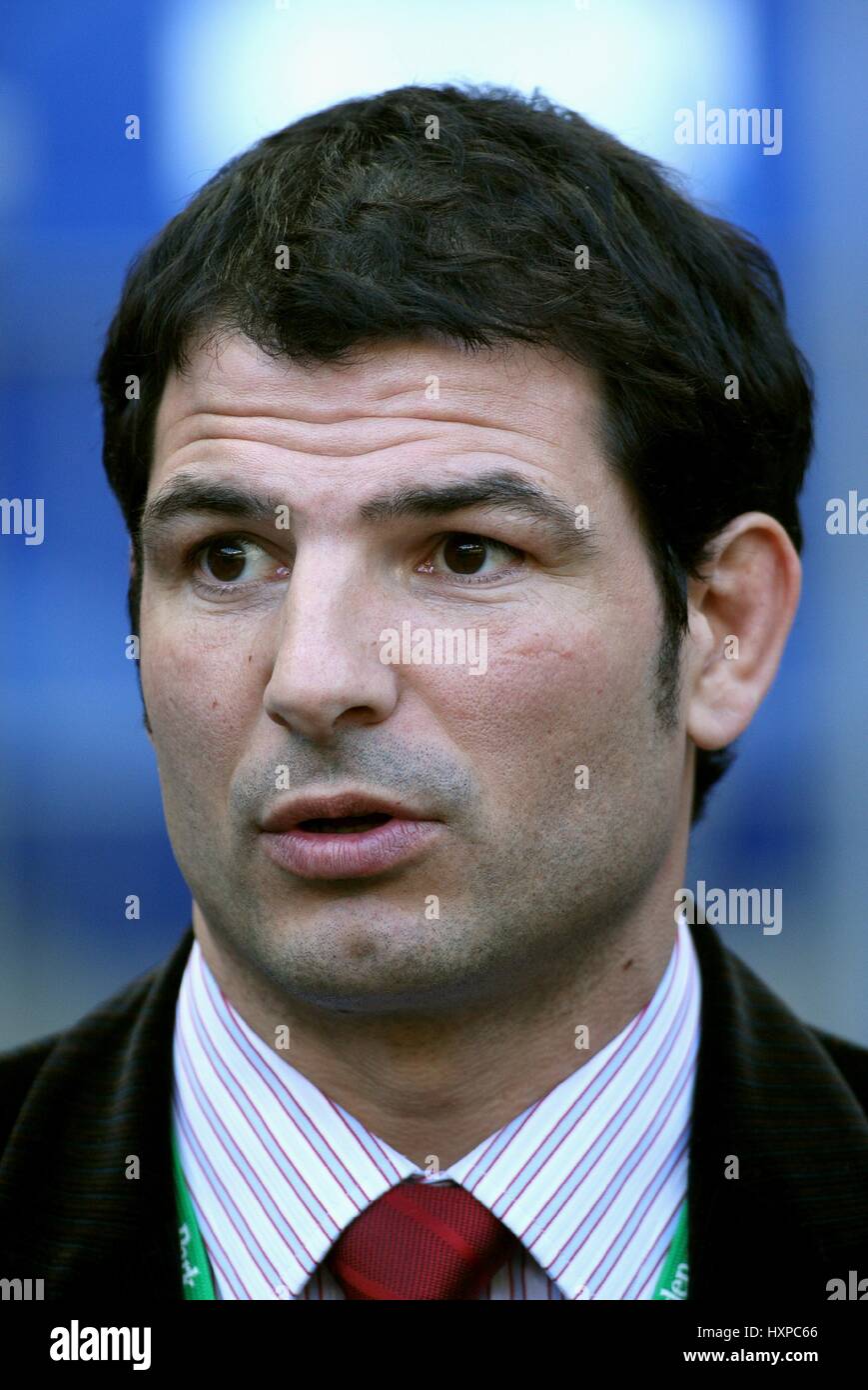 MARC LIÈVREMONT RU COACH STADE Frankreich PARIS Frankreich 9. Februar 2008 Stockfoto