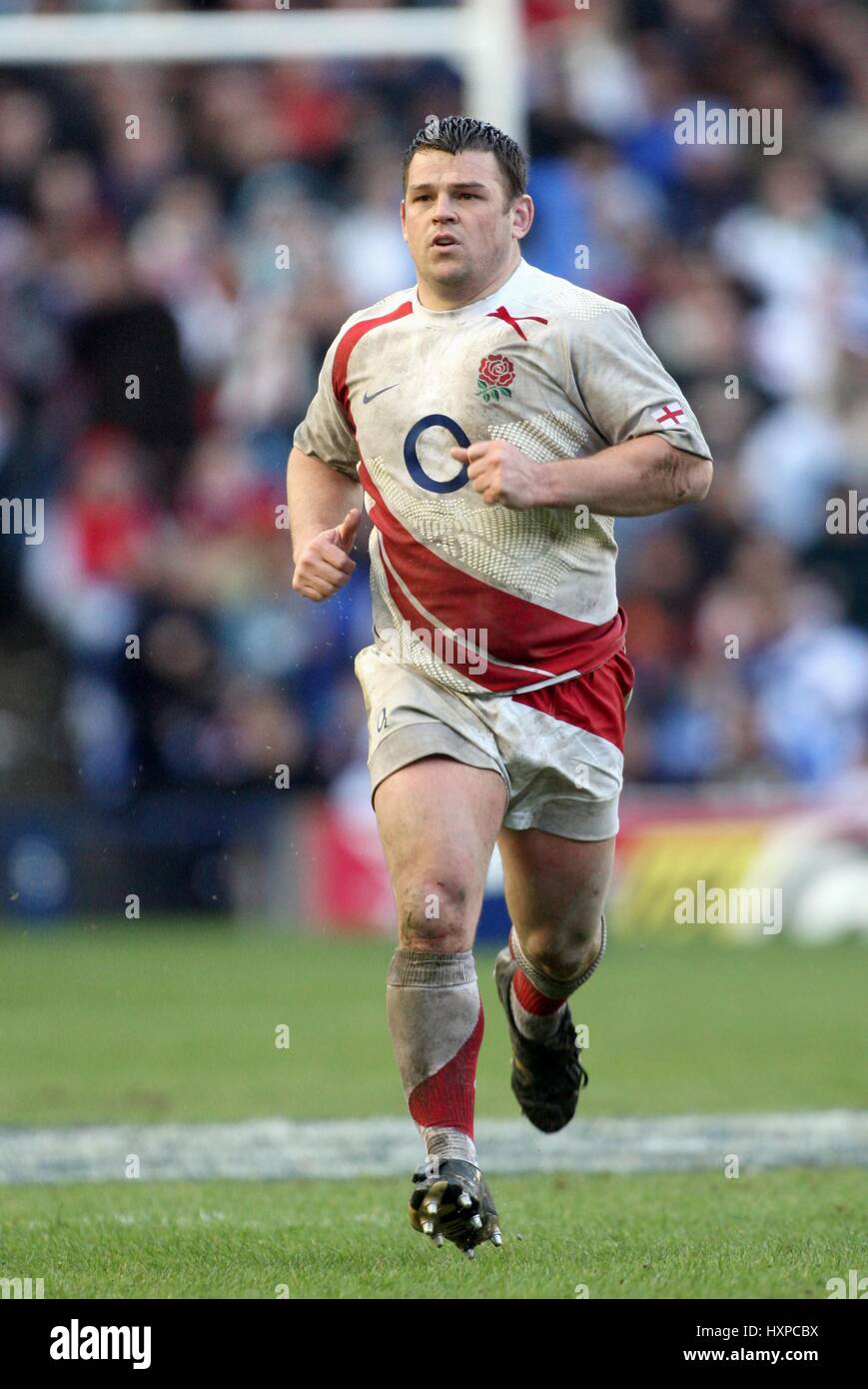 LEE MEARS ENGLAND & Bad RU MURRAYFIELD EDINBURGH Schottland 8. März 2008 Stockfoto